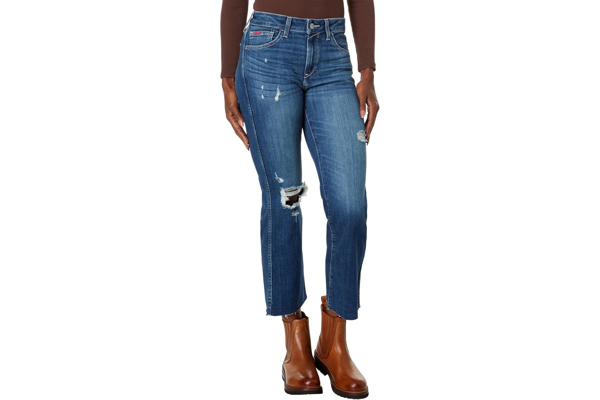 Ariat High-Rise Caroly Flare Crop Jeans in Athena 12890₽