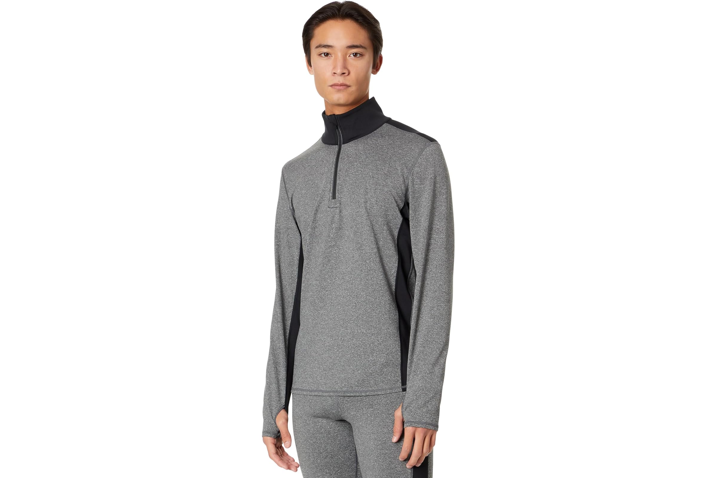 Hot Chillys Micro Elite Chamois Color-Block Zip-T