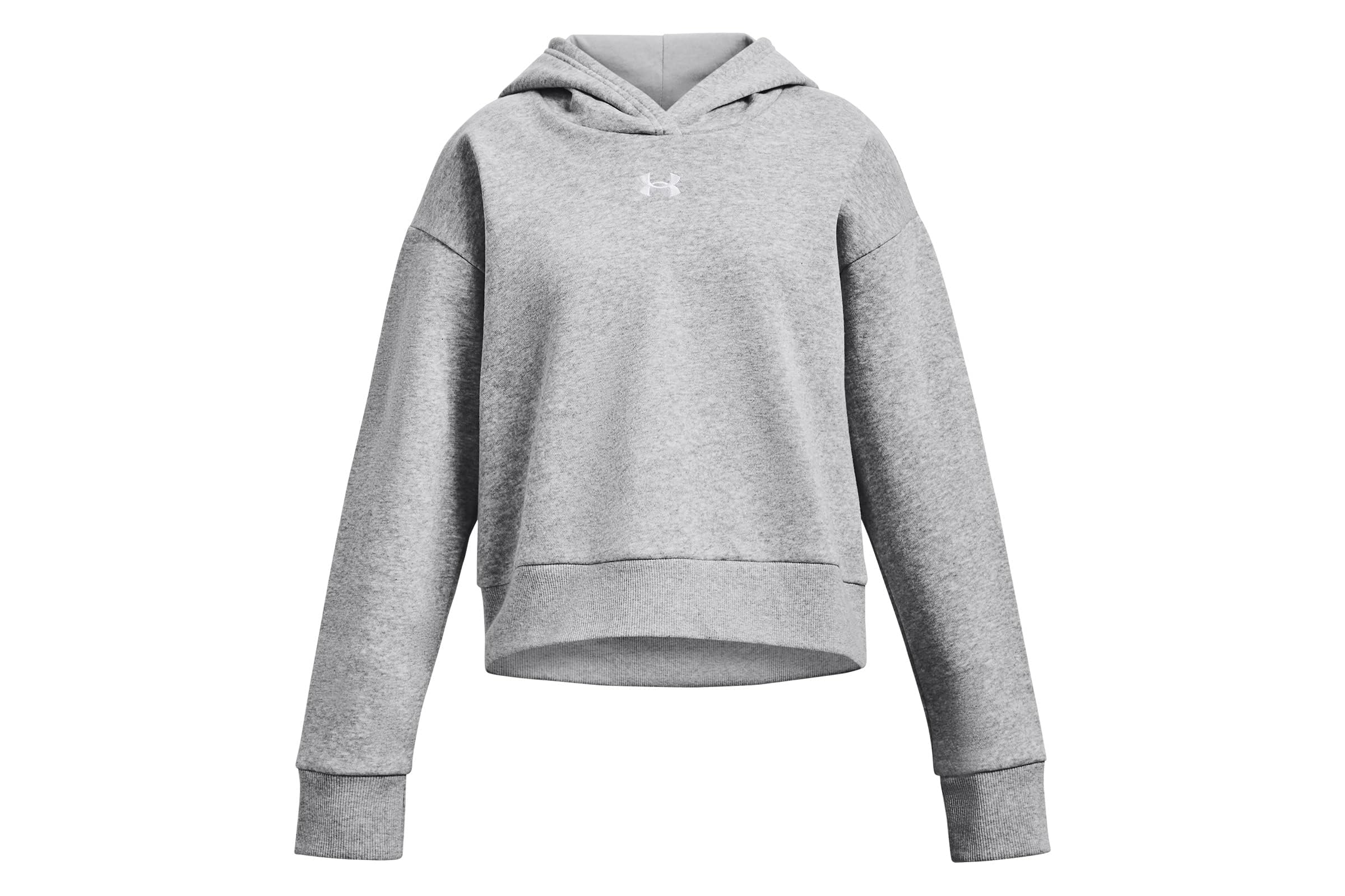 Under Armour Kids Rival Fleece Cropped Hoodie (Big Kids)