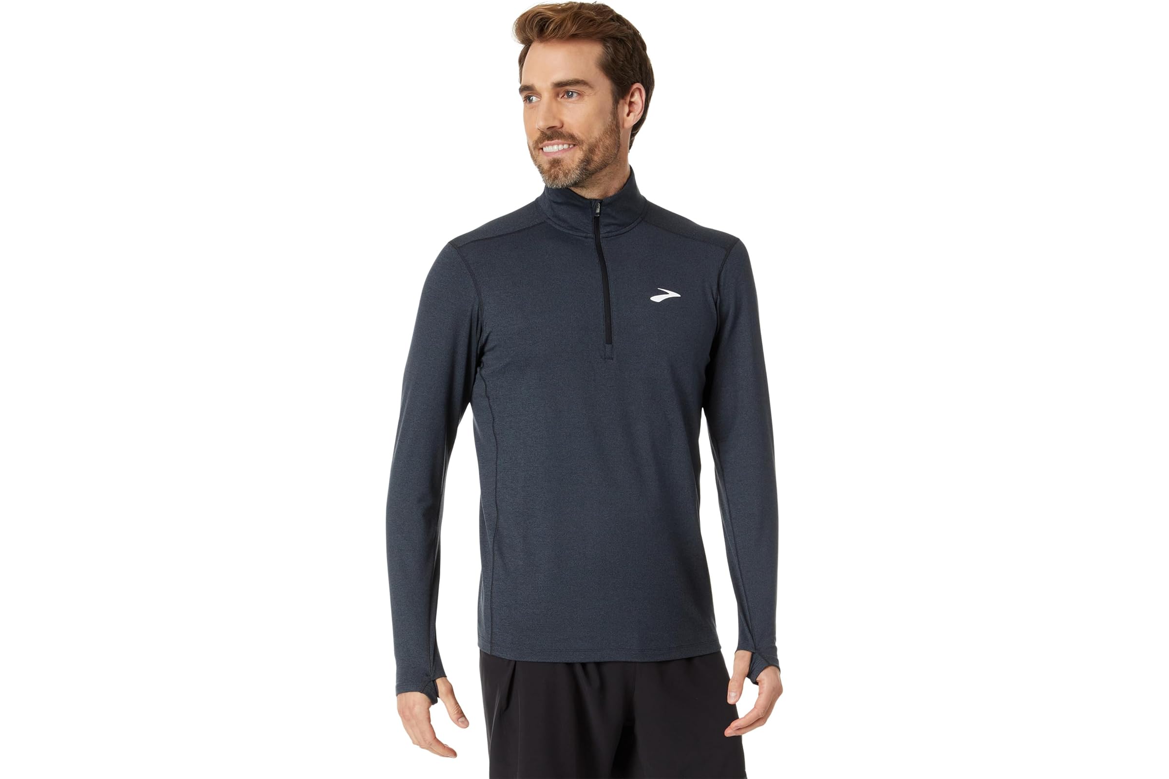 Мужская рубашка Brooks Dash 1/2 Zip 2.0