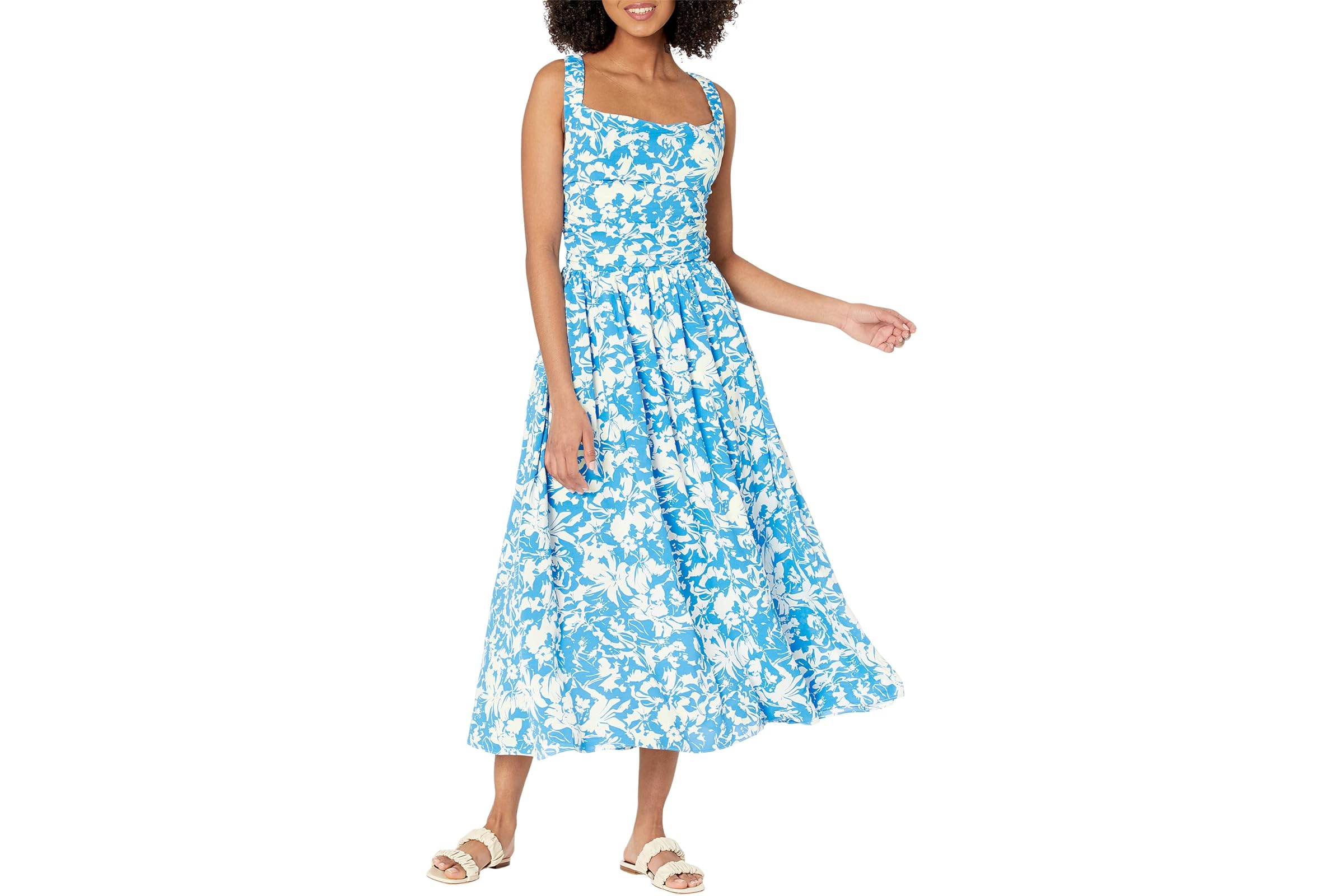 English Factory Floral Cross-Back Maxi Dress 12790₽