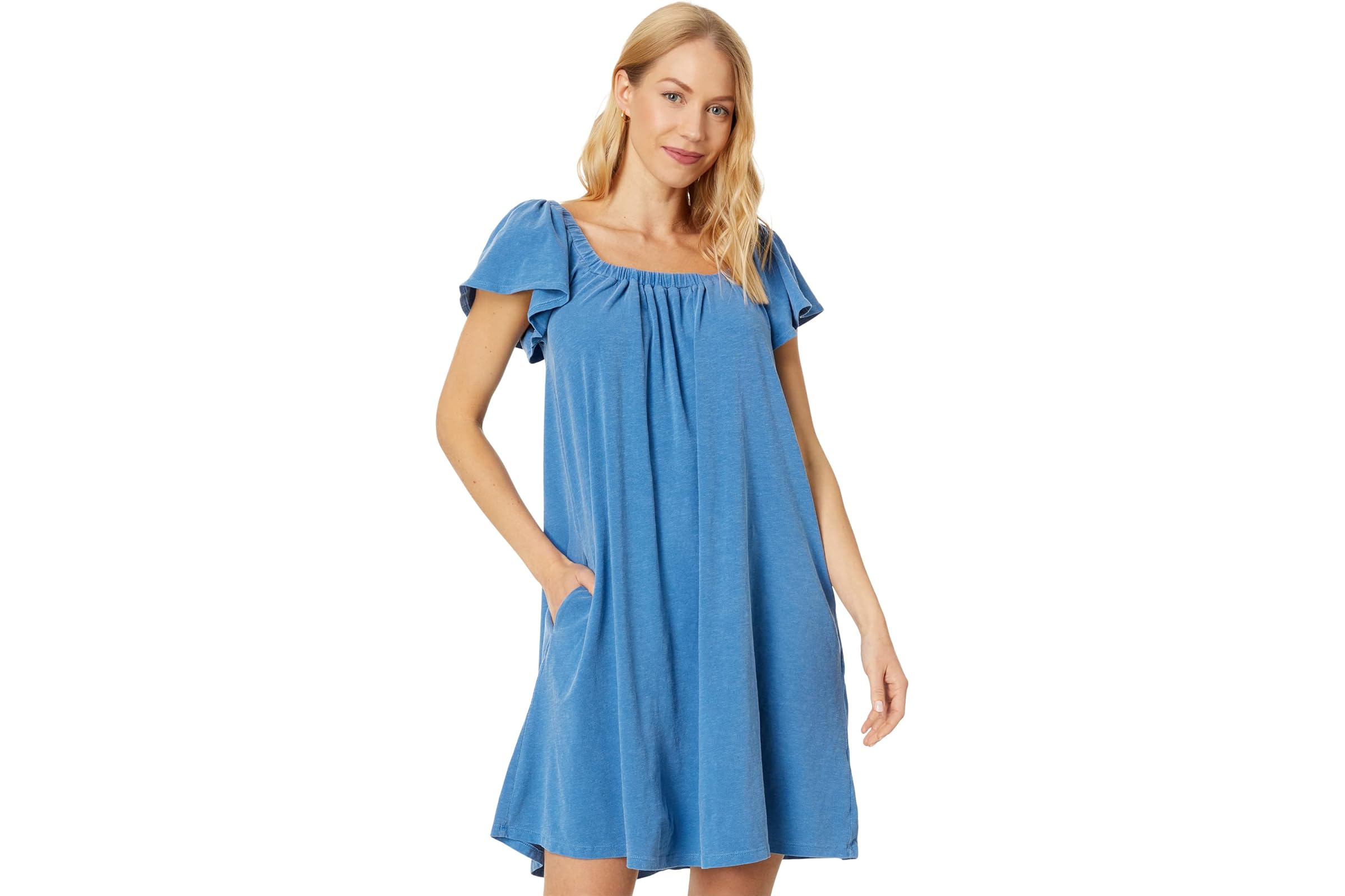 SUNDRY Mini Trapeze Dress