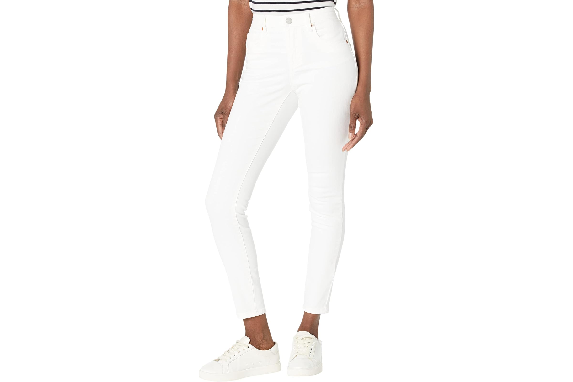 Blank NYC Bond Mid-Rise Five-Pocket Skinny in Vodka Soda