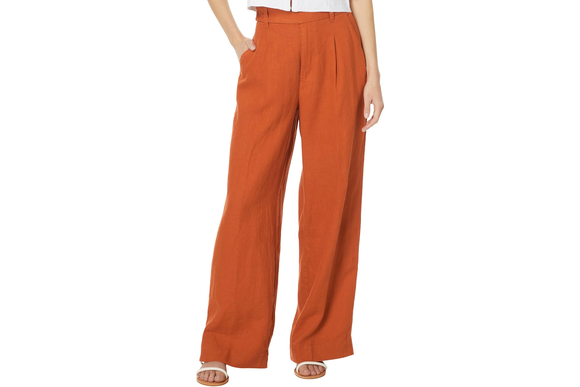 Madewell Coloriche Linen Fixed Waist Harlow 17690₽