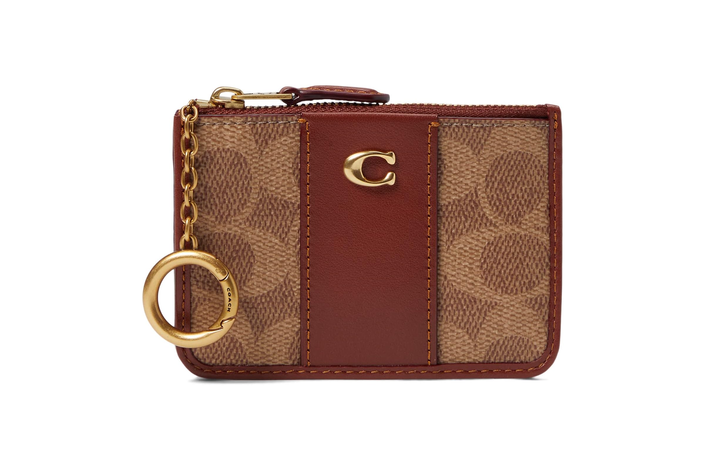 COACH Color-Block Coated Canvas Signature Mini ID Skinny 10190₽