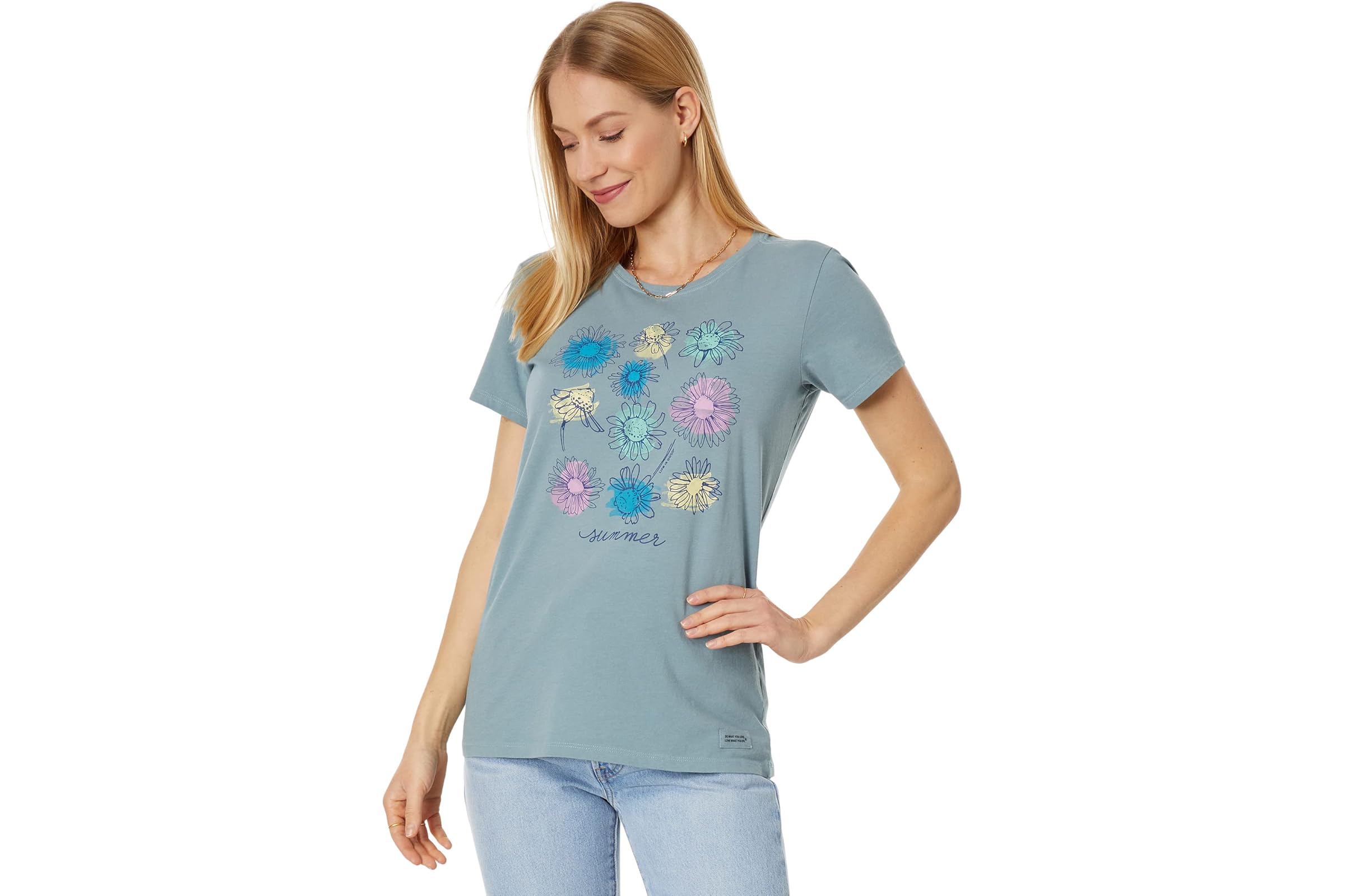 Life is Good Summer Daisies Short Sleeve Crusher Lite Tee 5190₽