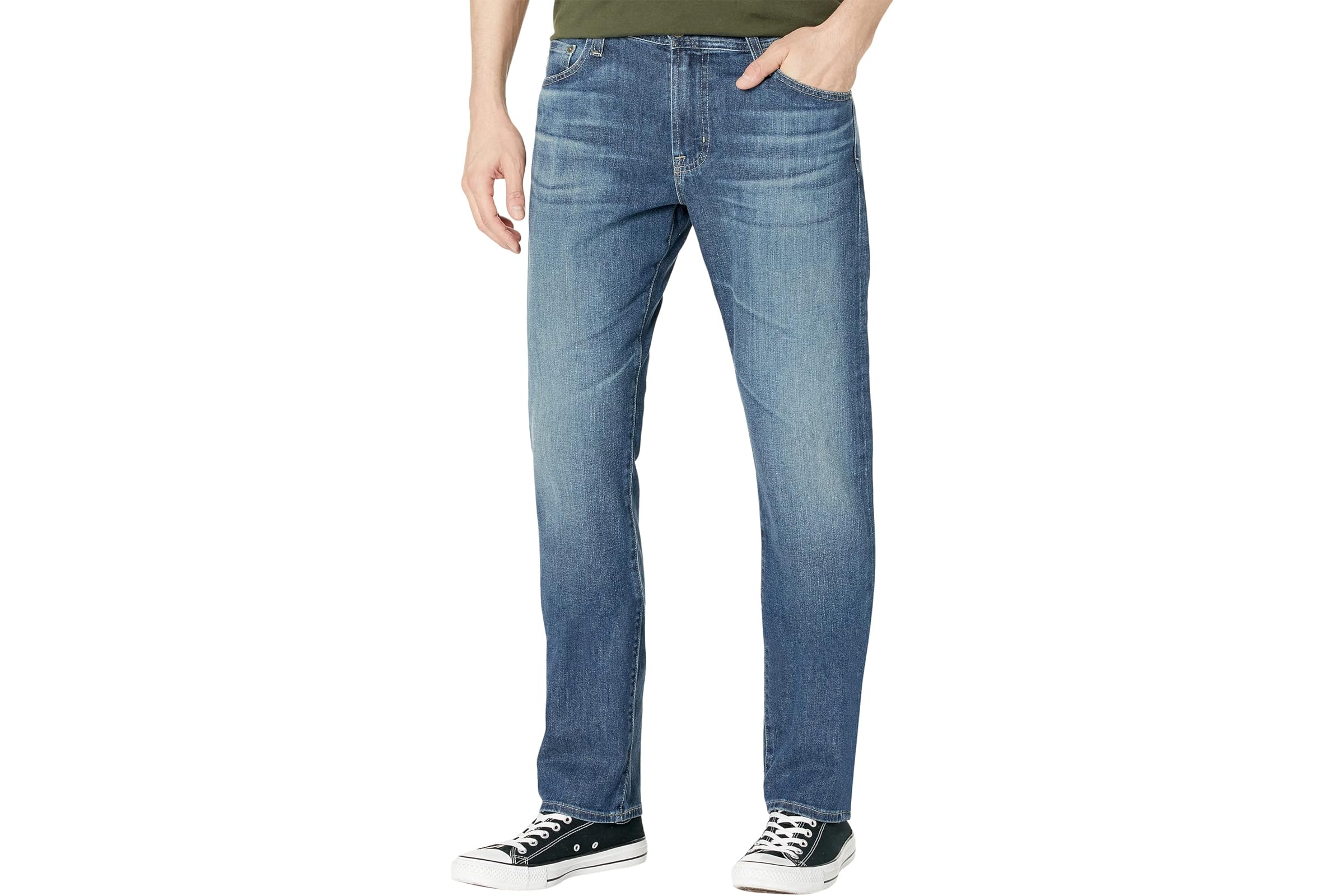 AG Everett Slim Straight Jeans in Tule River 21190₽