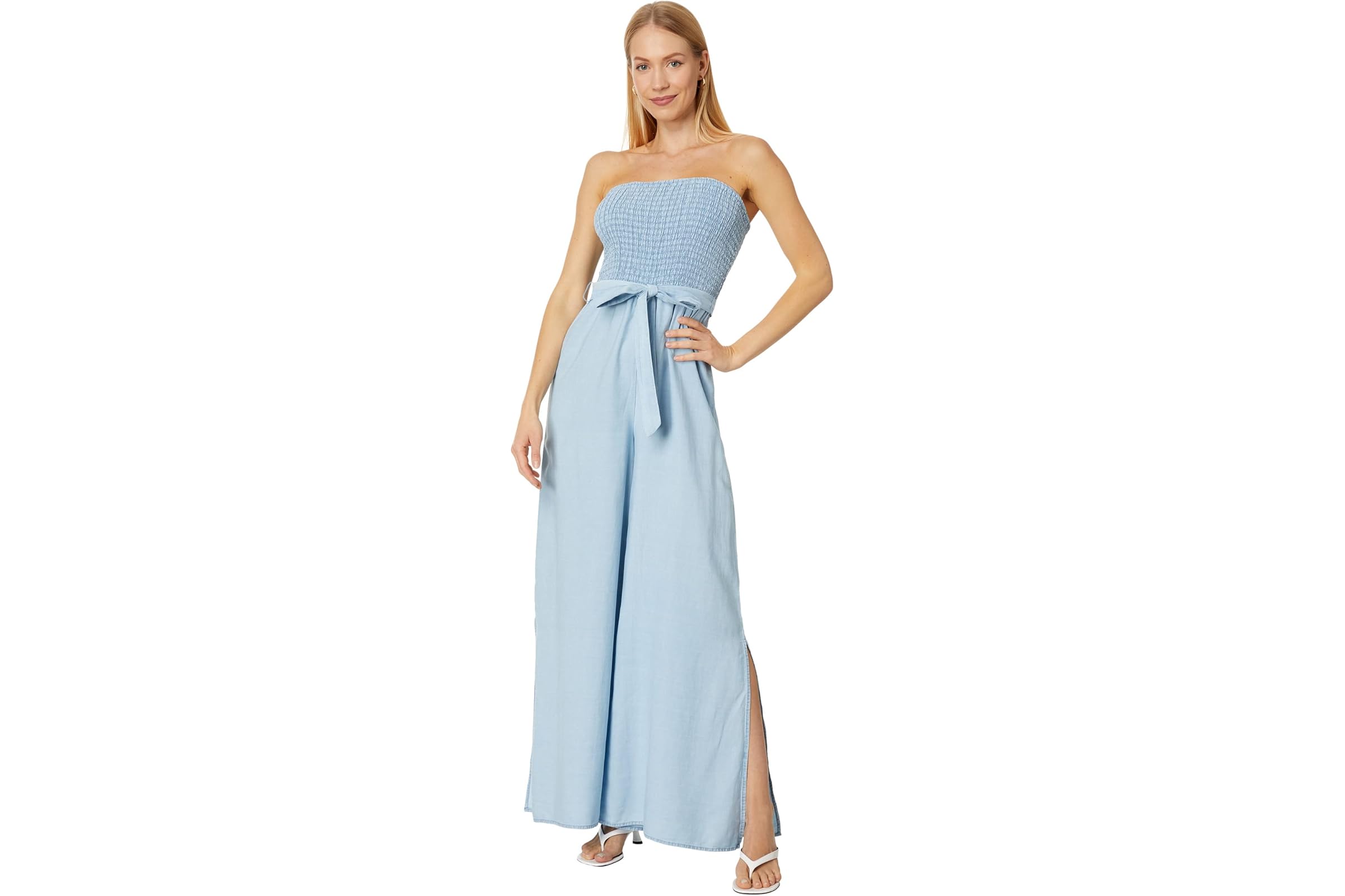 Vince Camuto Smocked Bodice Jumpsuit 16390₽