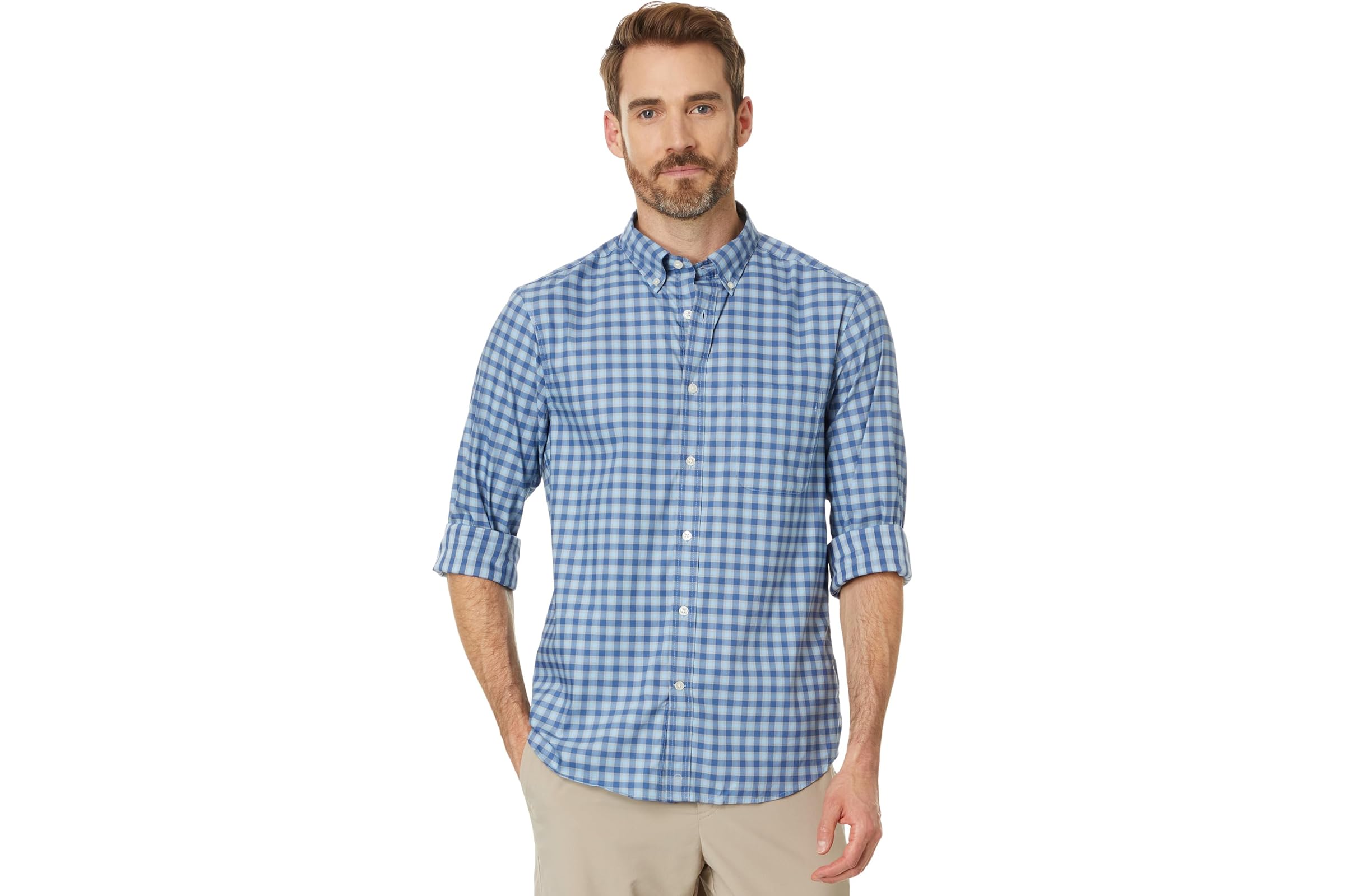 Vineyard Vines Plaid On-The-Go Brrr Shirt 22590₽