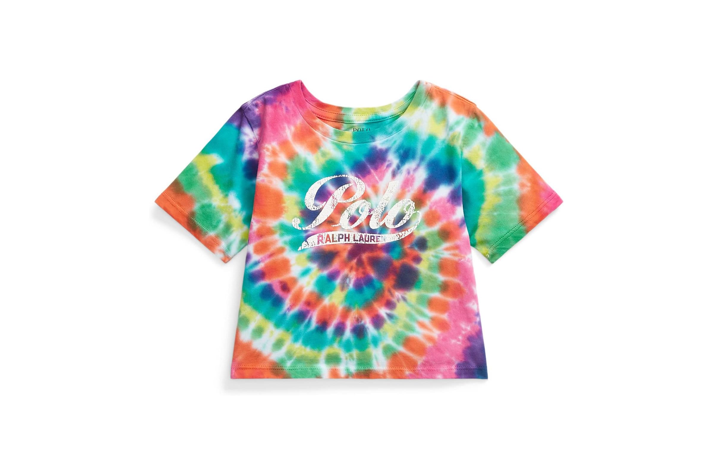 Polo Ralph Lauren Kids Tie-Dye Logo Cotton Jersey Boxy Tee Toddler 4290₽
