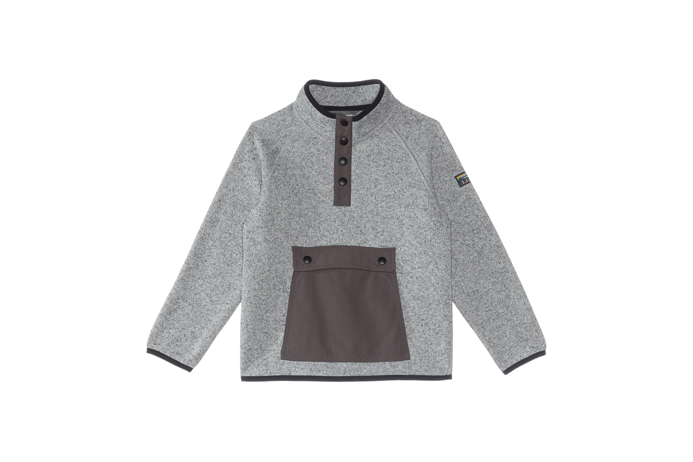 LLBean Beans Sweater Fleece 12 Snap Big Kids 8490₽