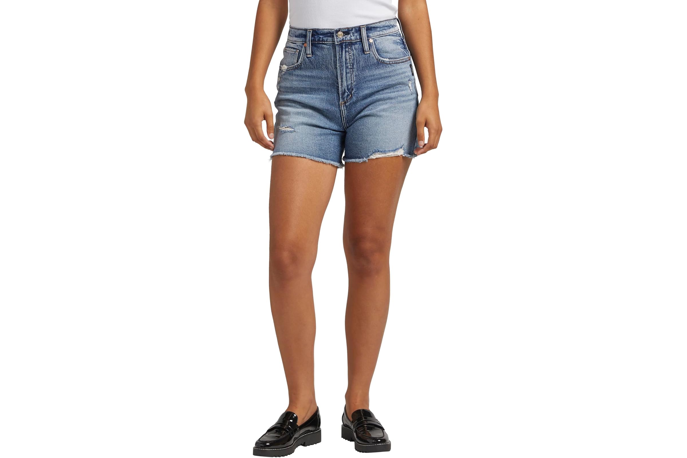 Silver Jeans Co. 90s Baggy High-Rise Shorts L28522RCS272