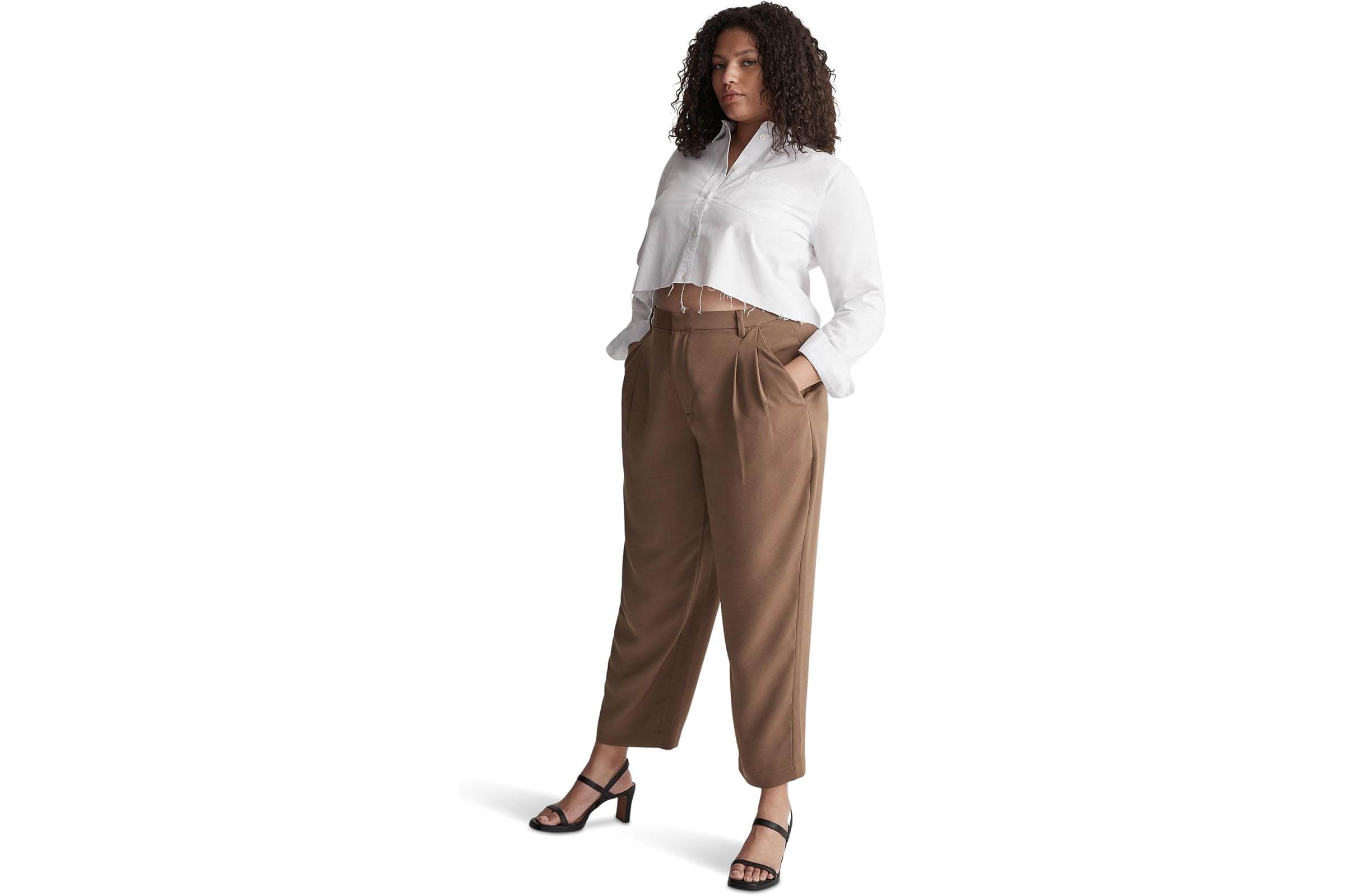 Madewell Pleated Tapered-Leg Pants 15790₽