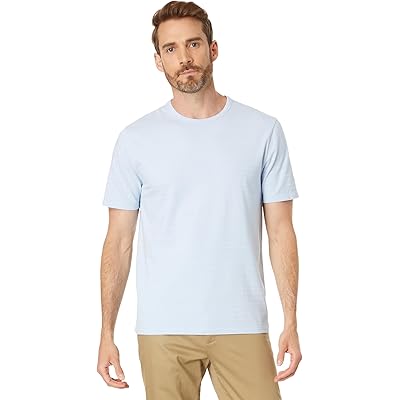 Мужская рубашка Vince Garment Dye Fleck Stripe Short Sleeve Crew