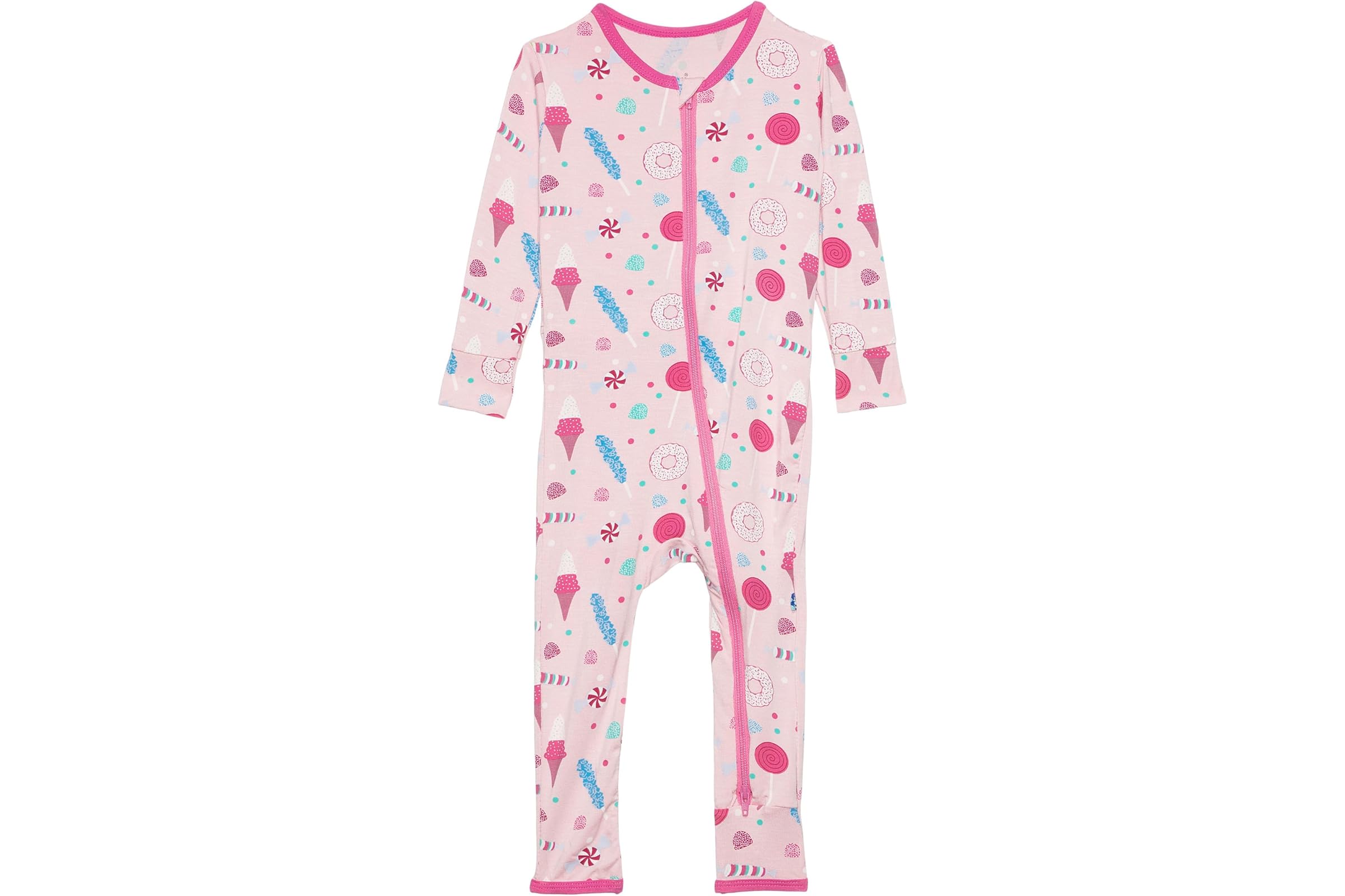 Kickee Pants Kids Print Coverall with Two-Way Zipper (Infant)