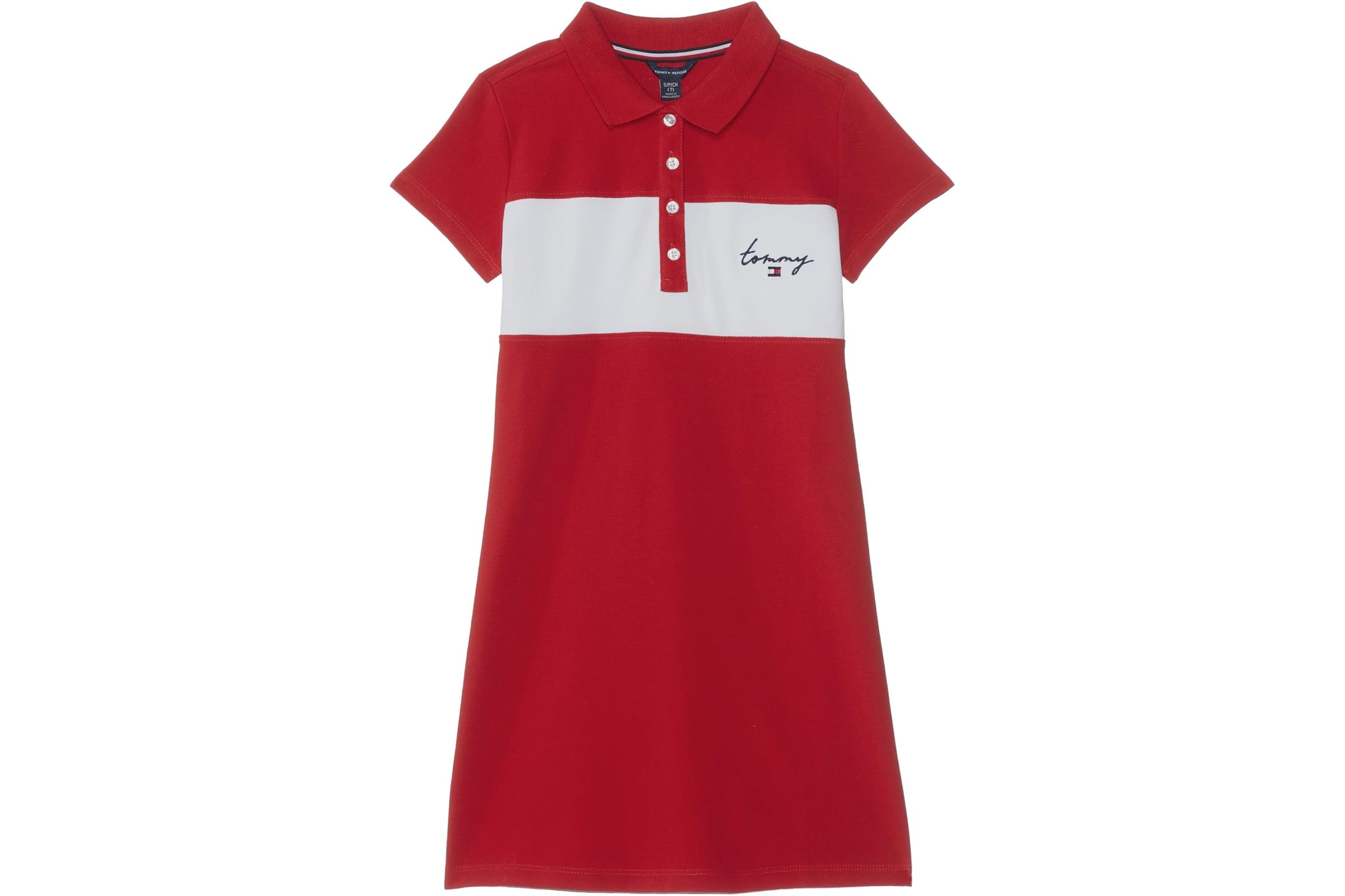 Tommy Hilfiger Kids Pieced Polo Dress (Big Kids)