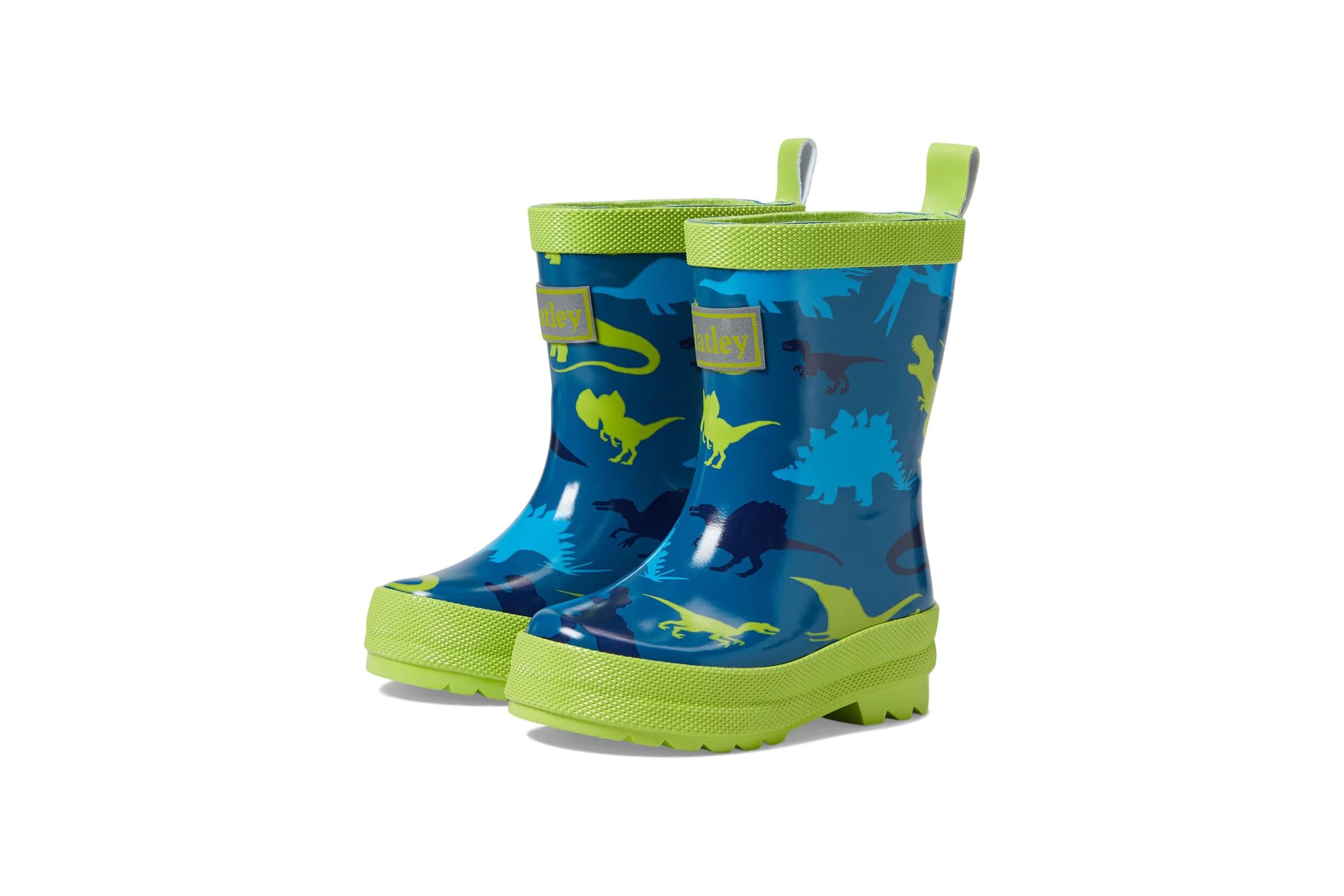 Hatley Kids Real Dinos Shiny Rain Boots (Toddler/Little Kid/Big Kid)