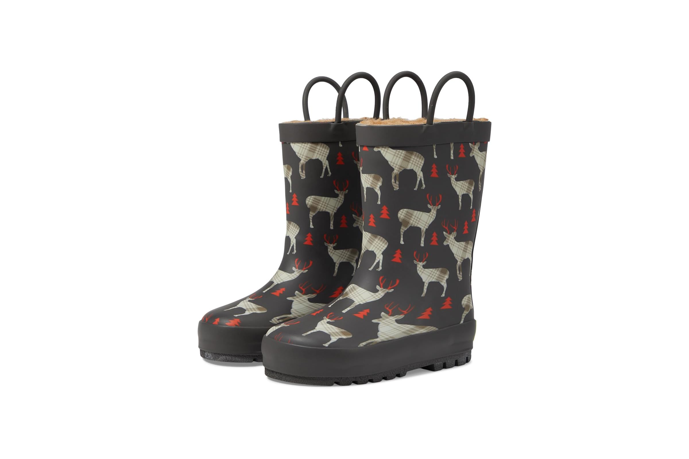 Western Chief Kids Deer Plaid Rain Boots (Toddler/Little Kid)