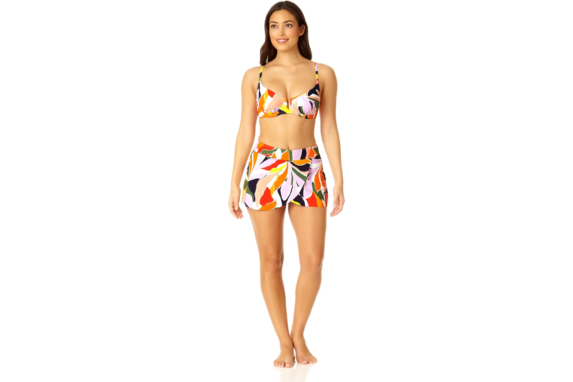 Anne Cole V Wire Elongated Underwire Top