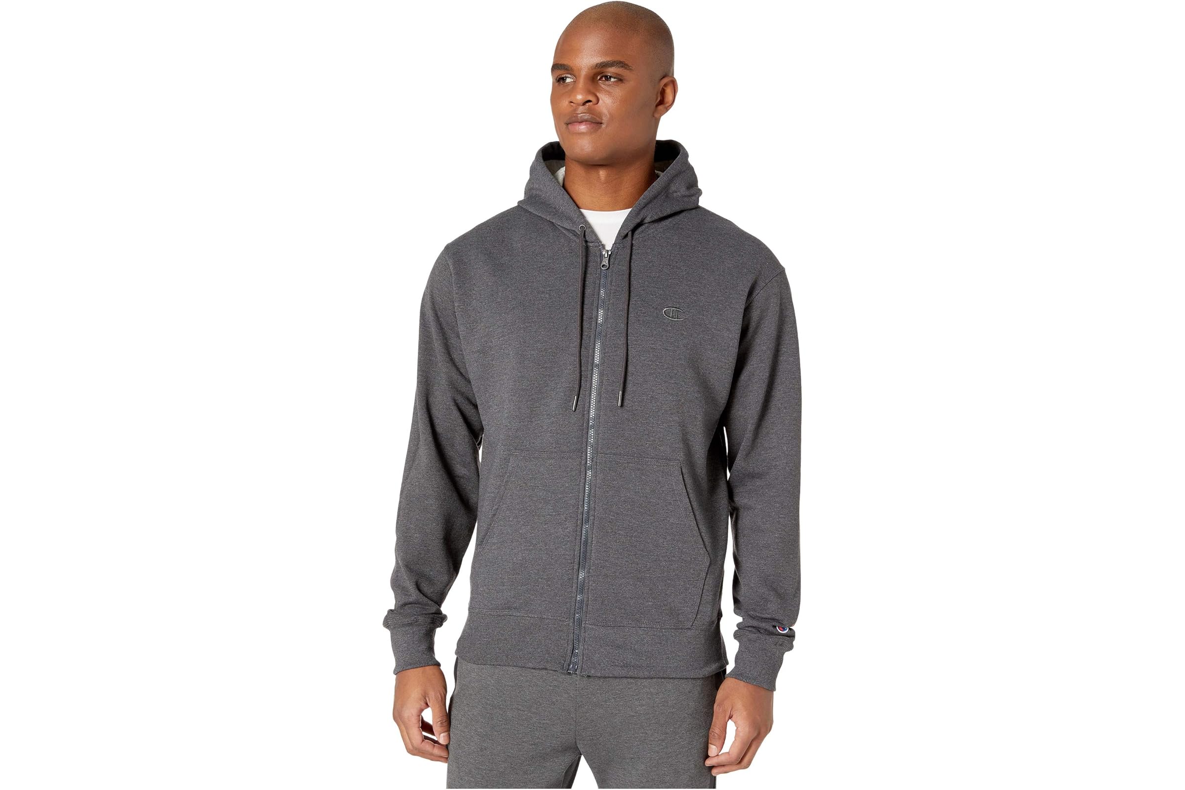 Мужская толстовка Champion Powerblend Fleece Full Zip Hoodie 11990₽