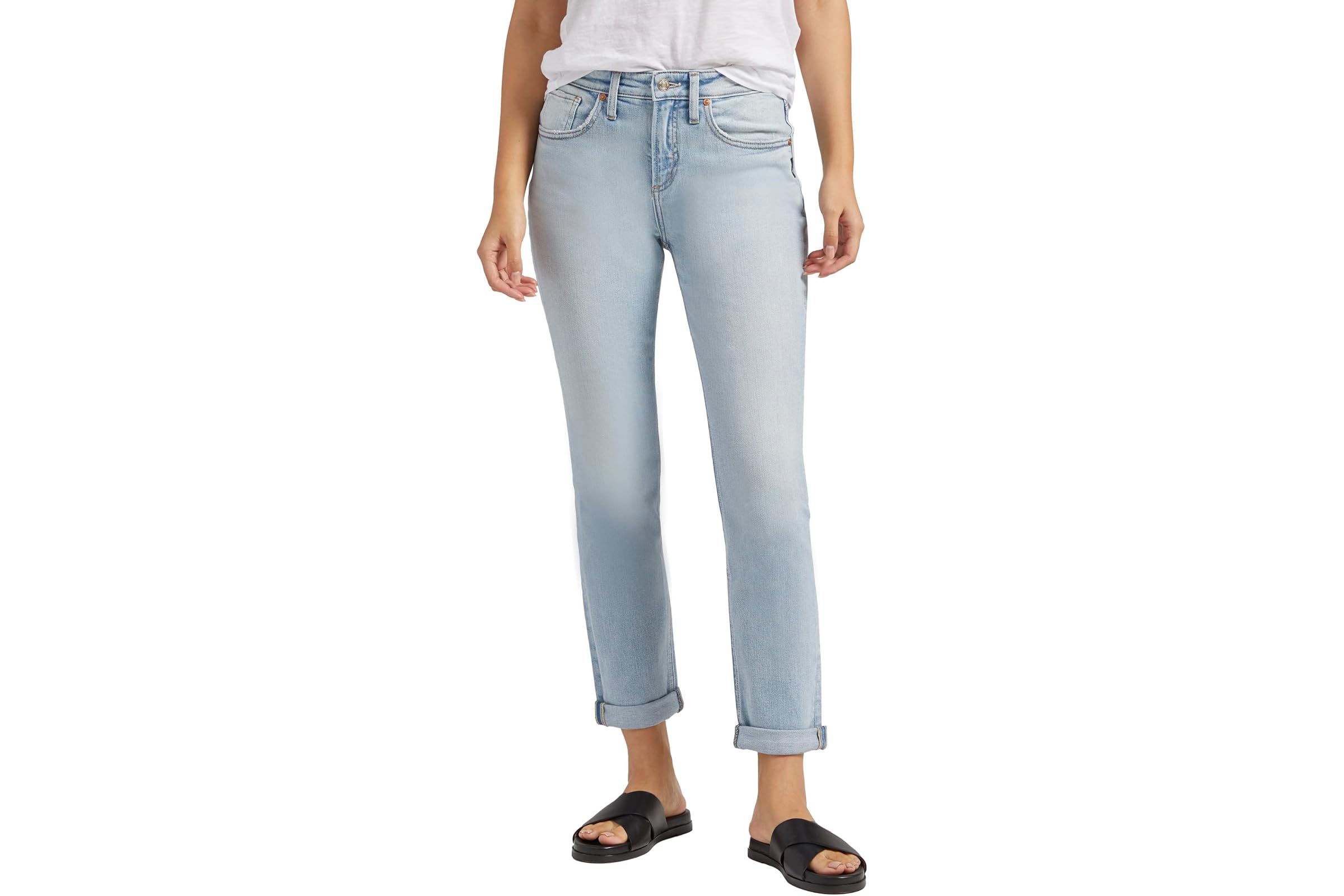 Silver Jeans Co Beau High-Rise Slim Leg Jeans L27348SOC140 13790₽