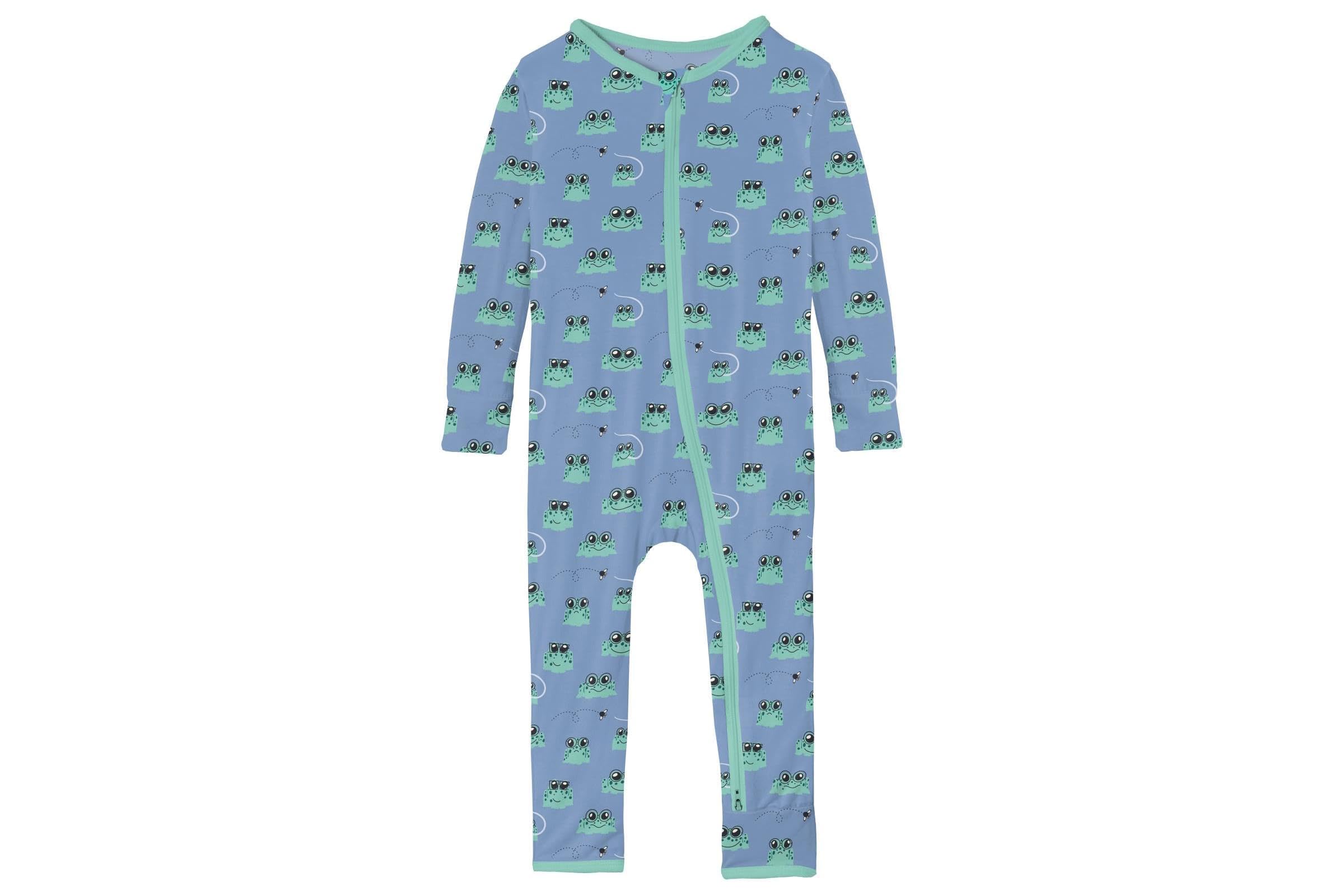 Kickee Pants Kids Print Coverall with Two-Way Zipper (Infant)