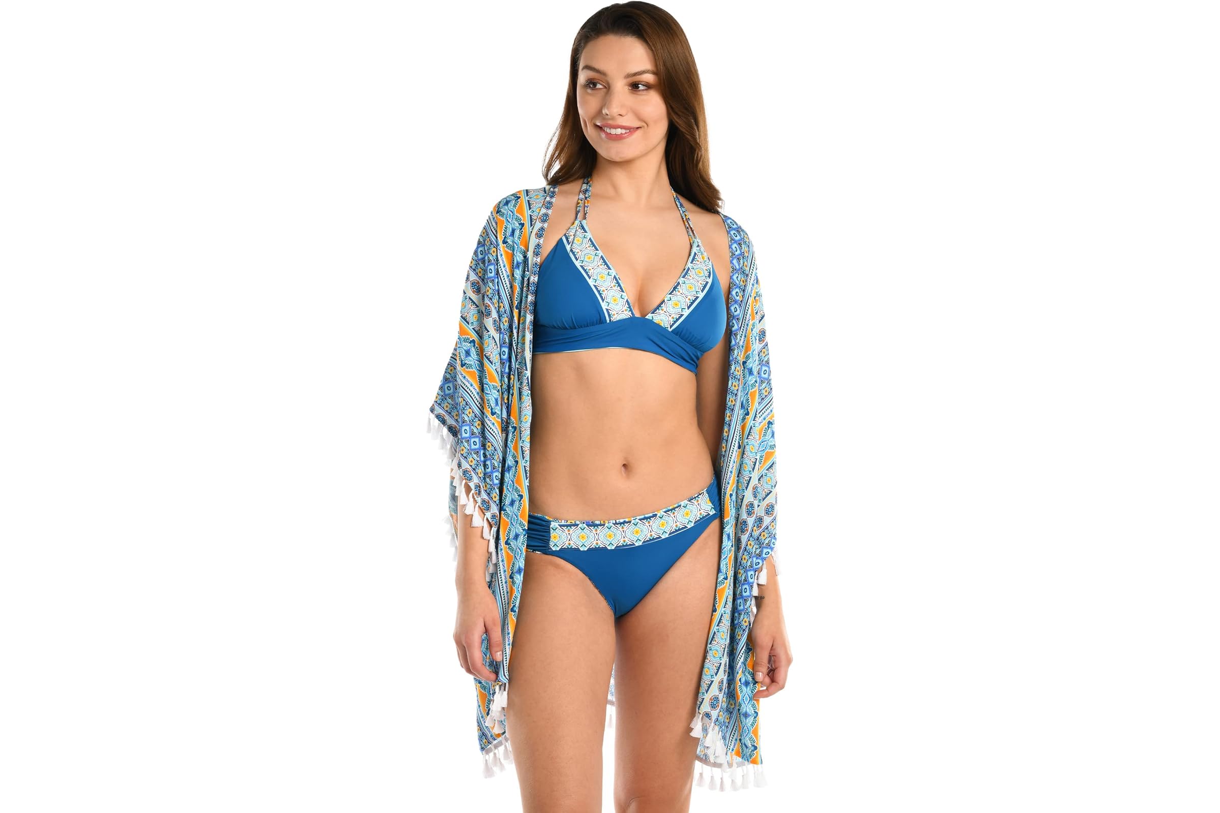 La Blanca Scarf City Open Front Kimono 10790₽