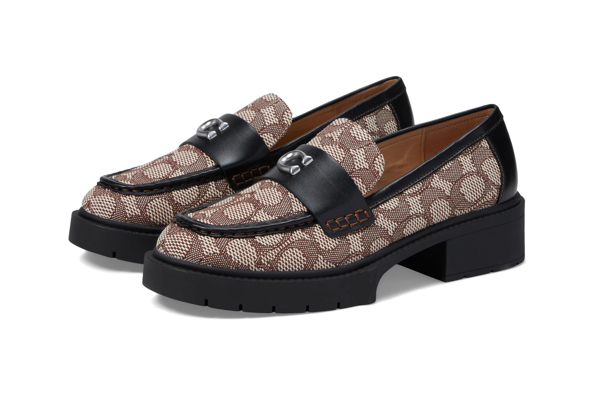 COACH Leah Textile Jacquard Loafer 36590₽