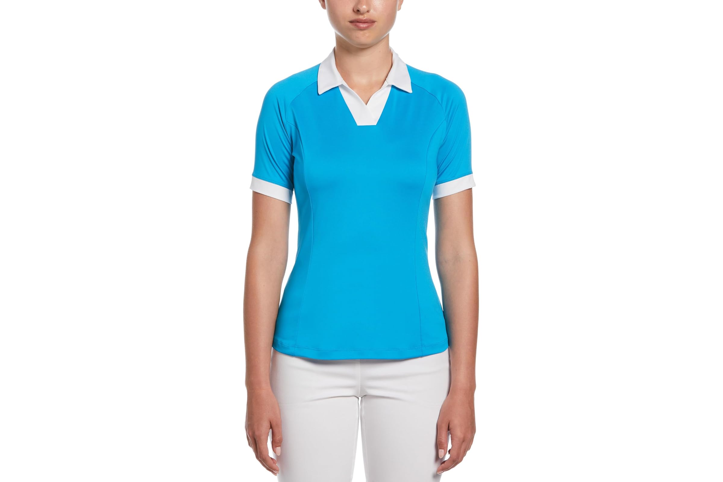 Callaway V-Placket Color-Block Short Sleeve Polo 2890₽