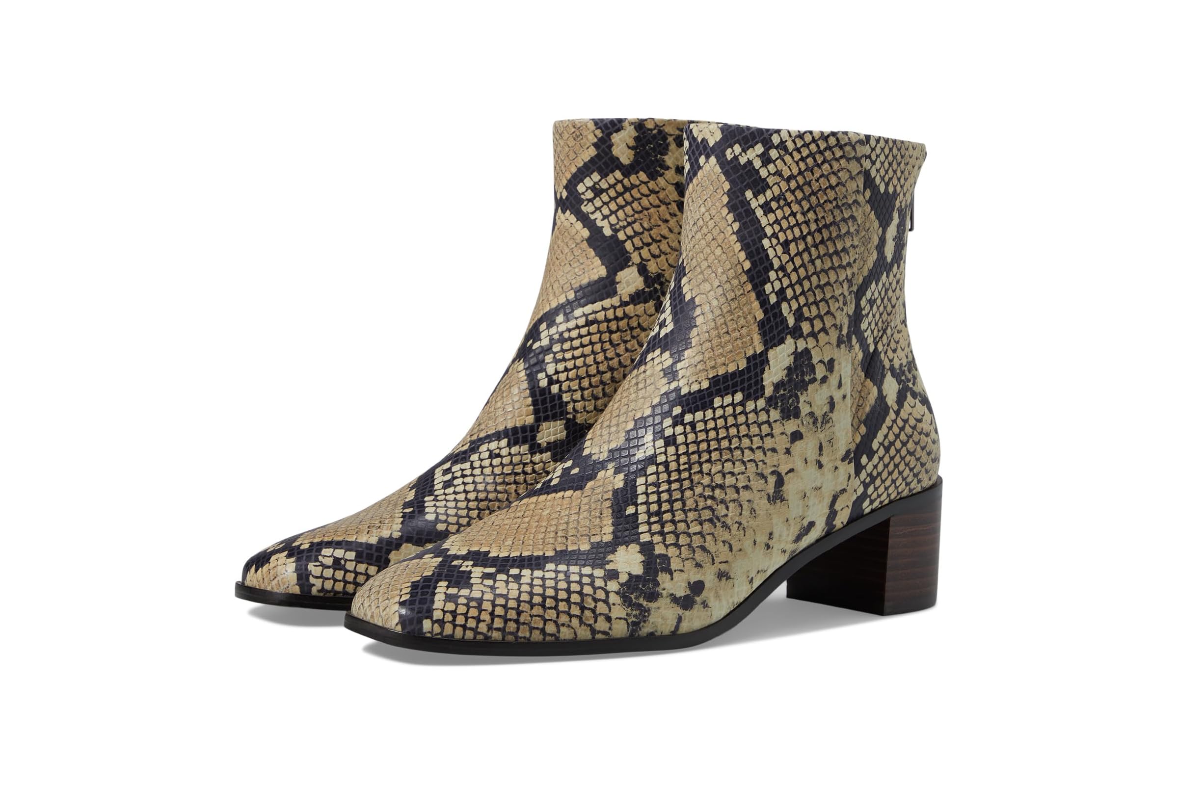 Madewell The Essex Ankle Boot in Snakeskin-Stamped Leather 35790₽