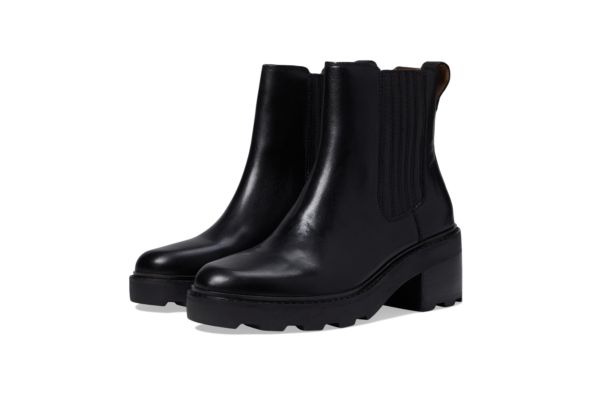 Madewell The Gwenda Platform Ankle Boot in Leather 34290₽