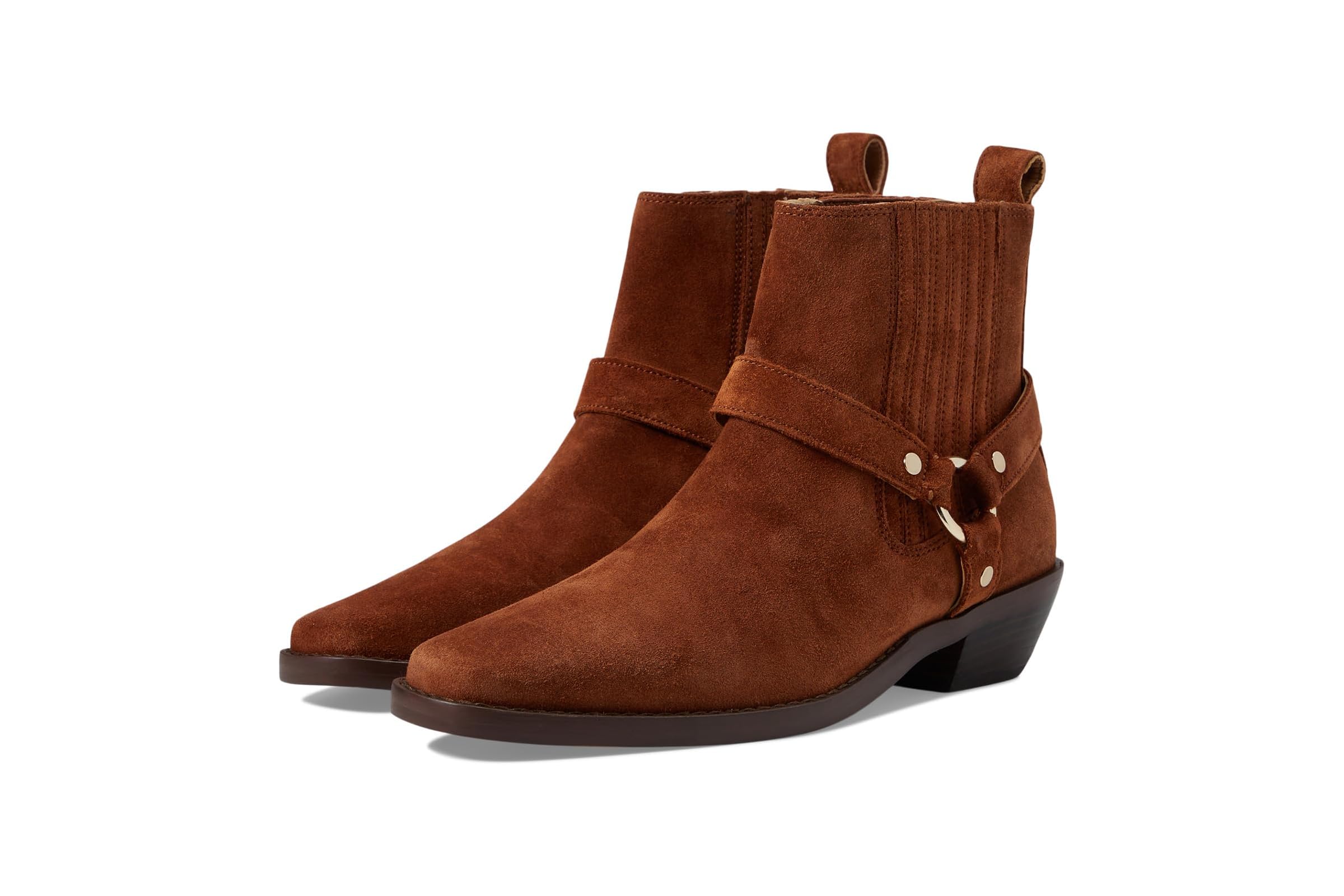 Ботинки Madewell The Santiago Western Ankle Boot in Suede 29990₽