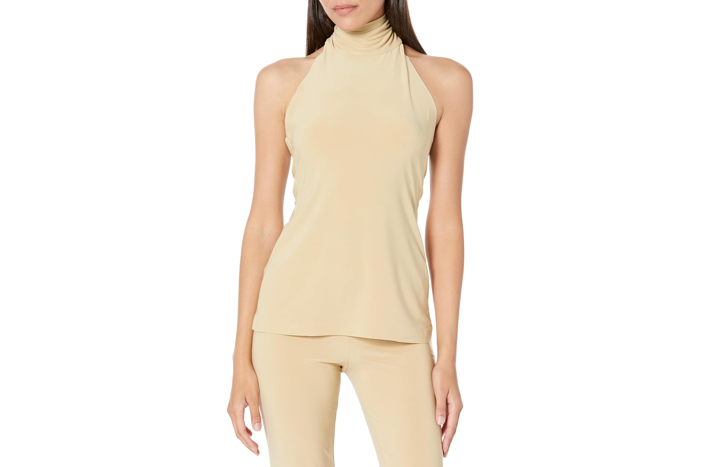 Norma Kamali Halter Turtle Top