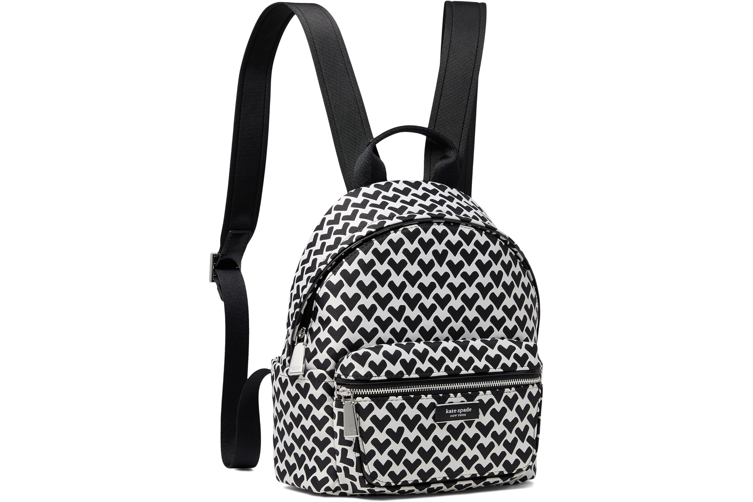 Kate Spade New York Sam Icon Modernist Hearts Jacquard Fabric Small Backpack 46690₽