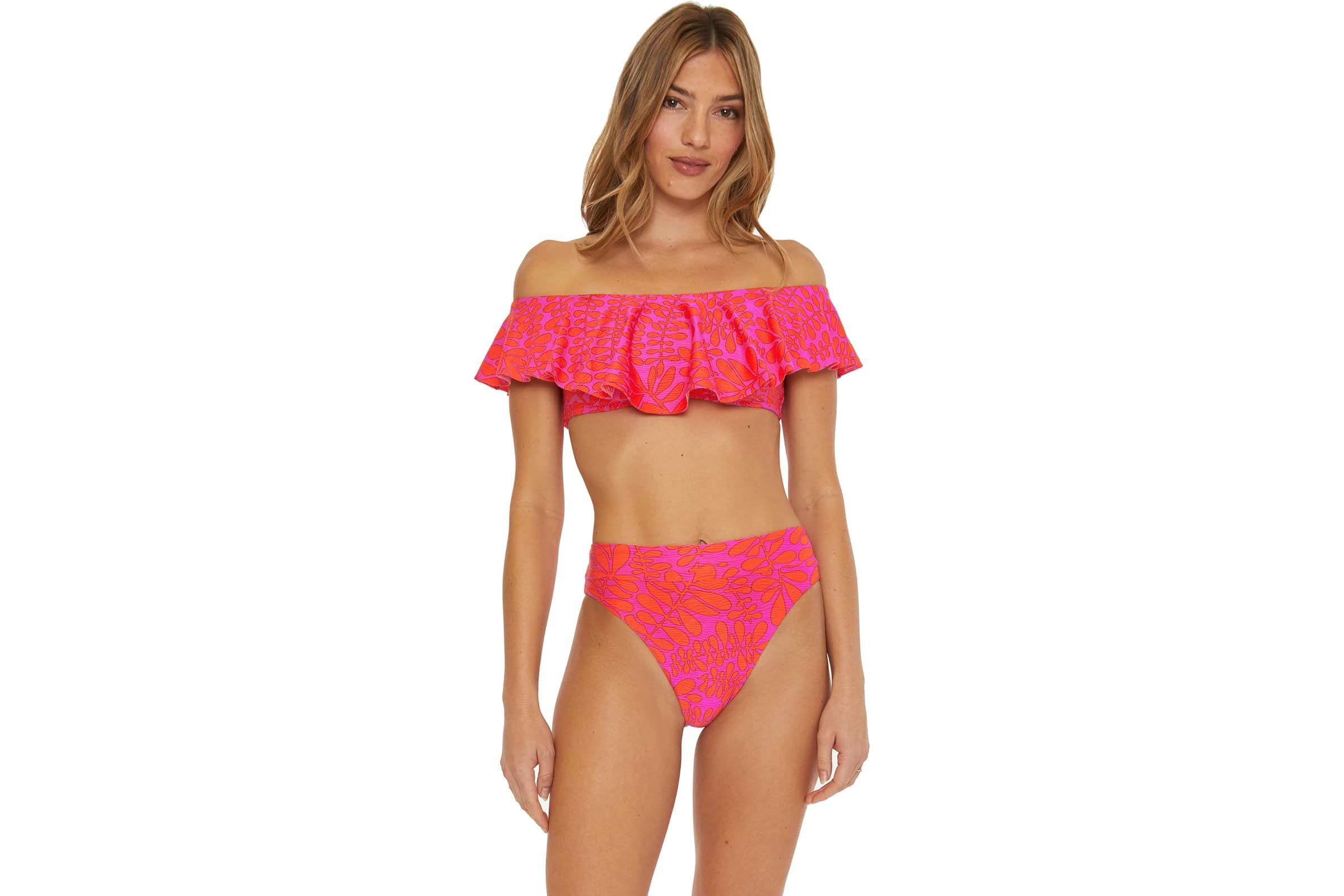 Trina Turk Trellis Ruffle Bandeau Top 8690₽