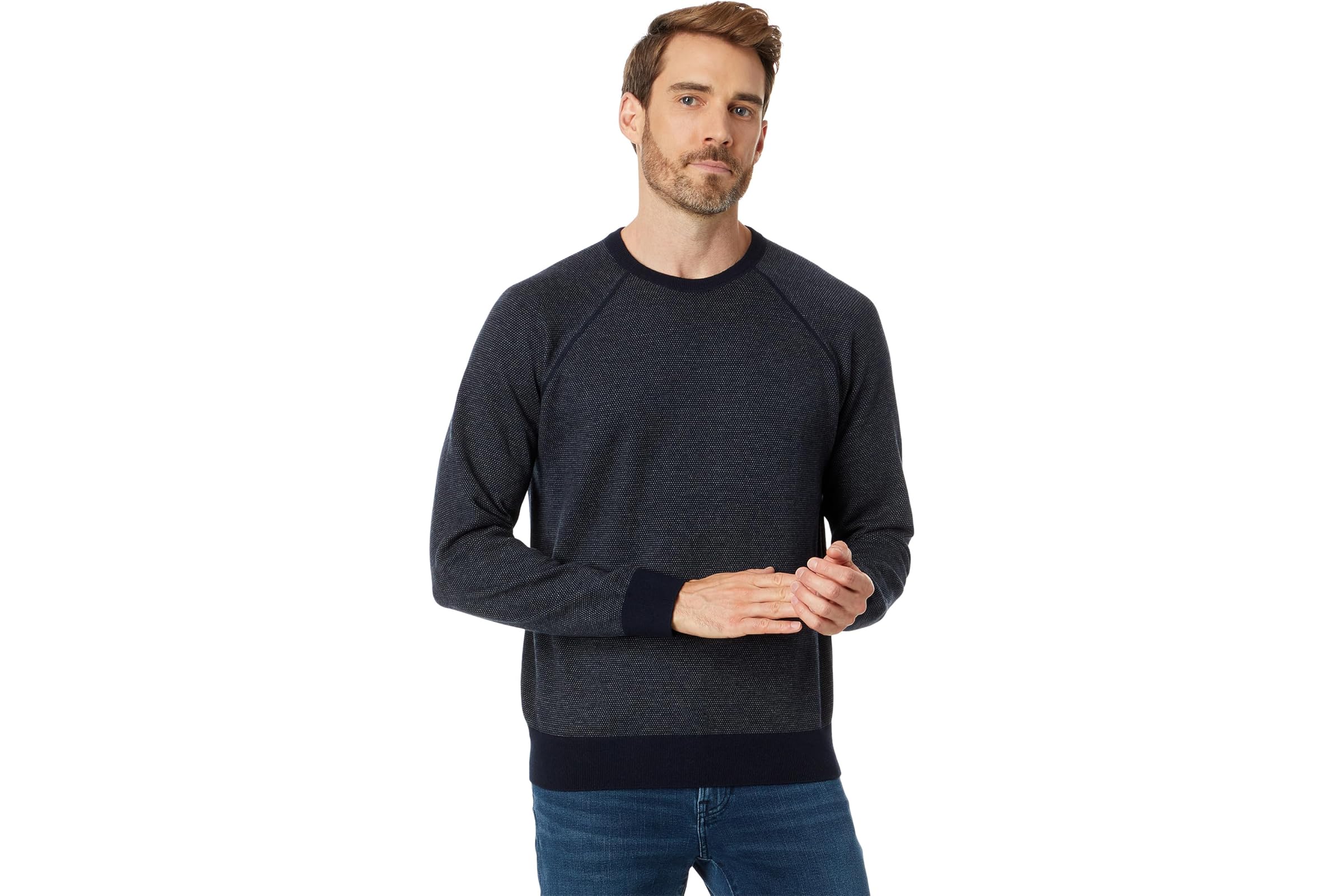 Мужская рубашка Vince Birdseye Raglan Crew 52290₽