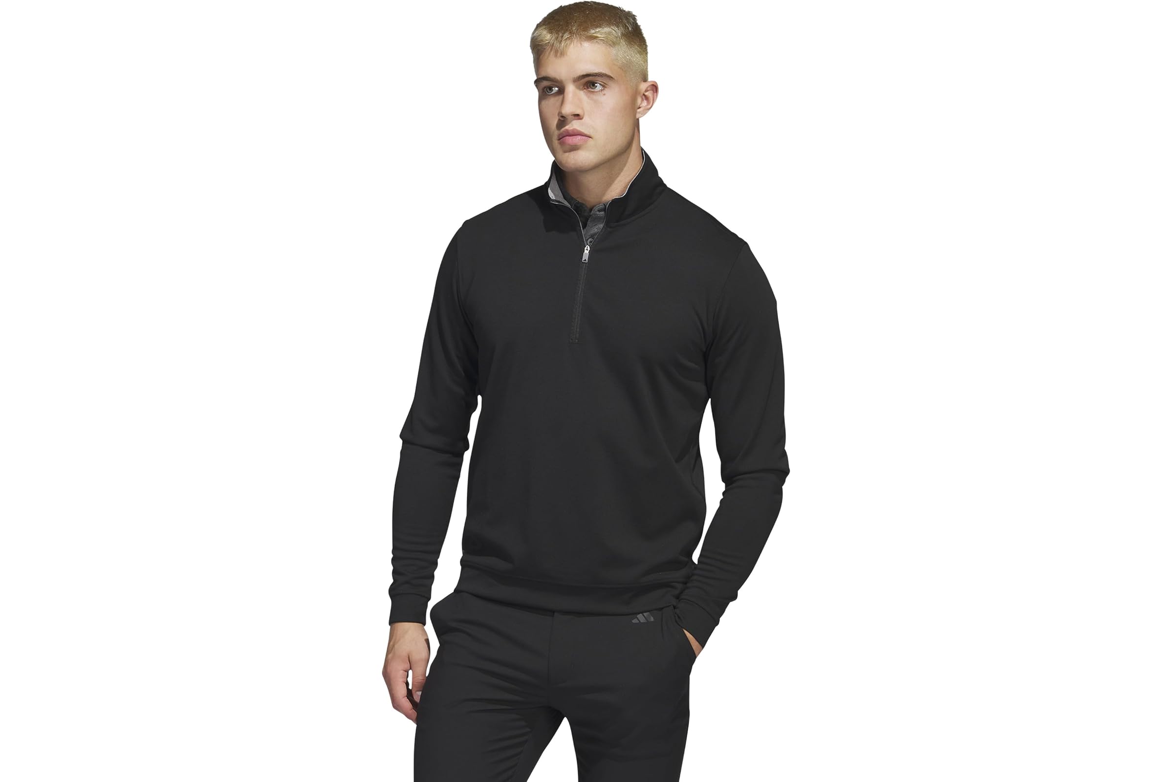 adidas Golf Elevated Quarter Zip Golf Pullover