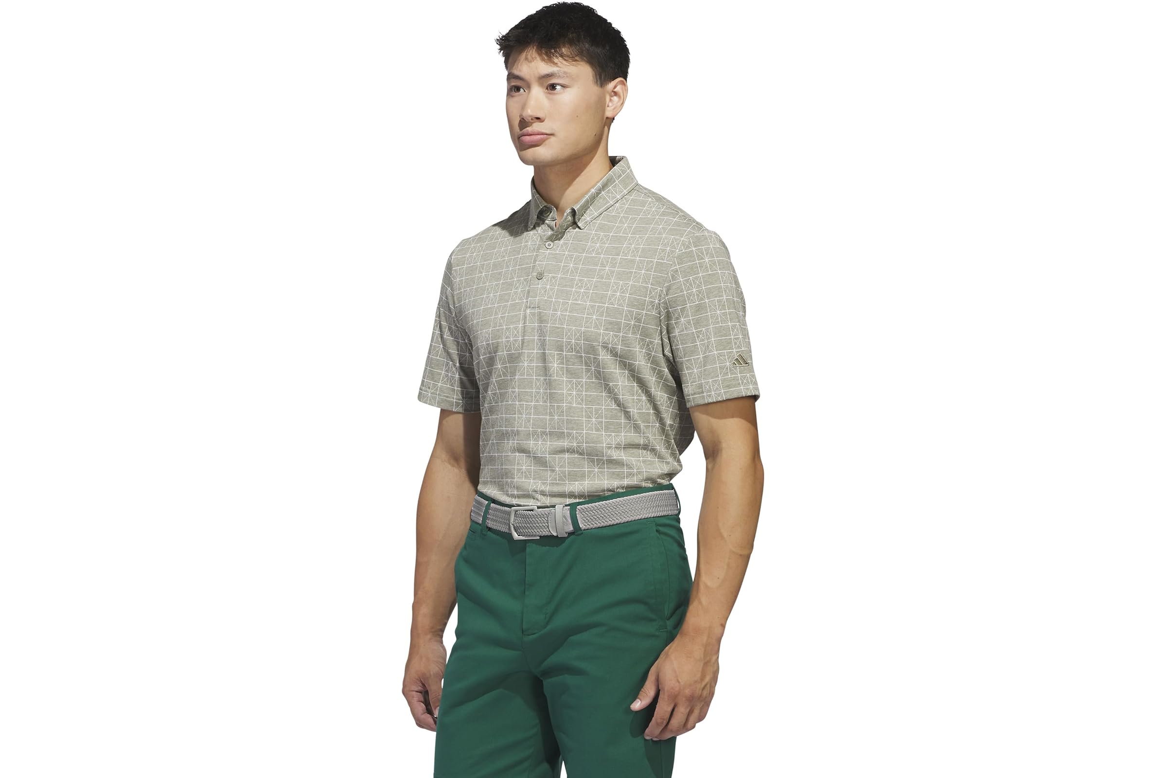 Мужская рубашка adidas Golf Go-To Printed Short Sleeve Polo 10490₽