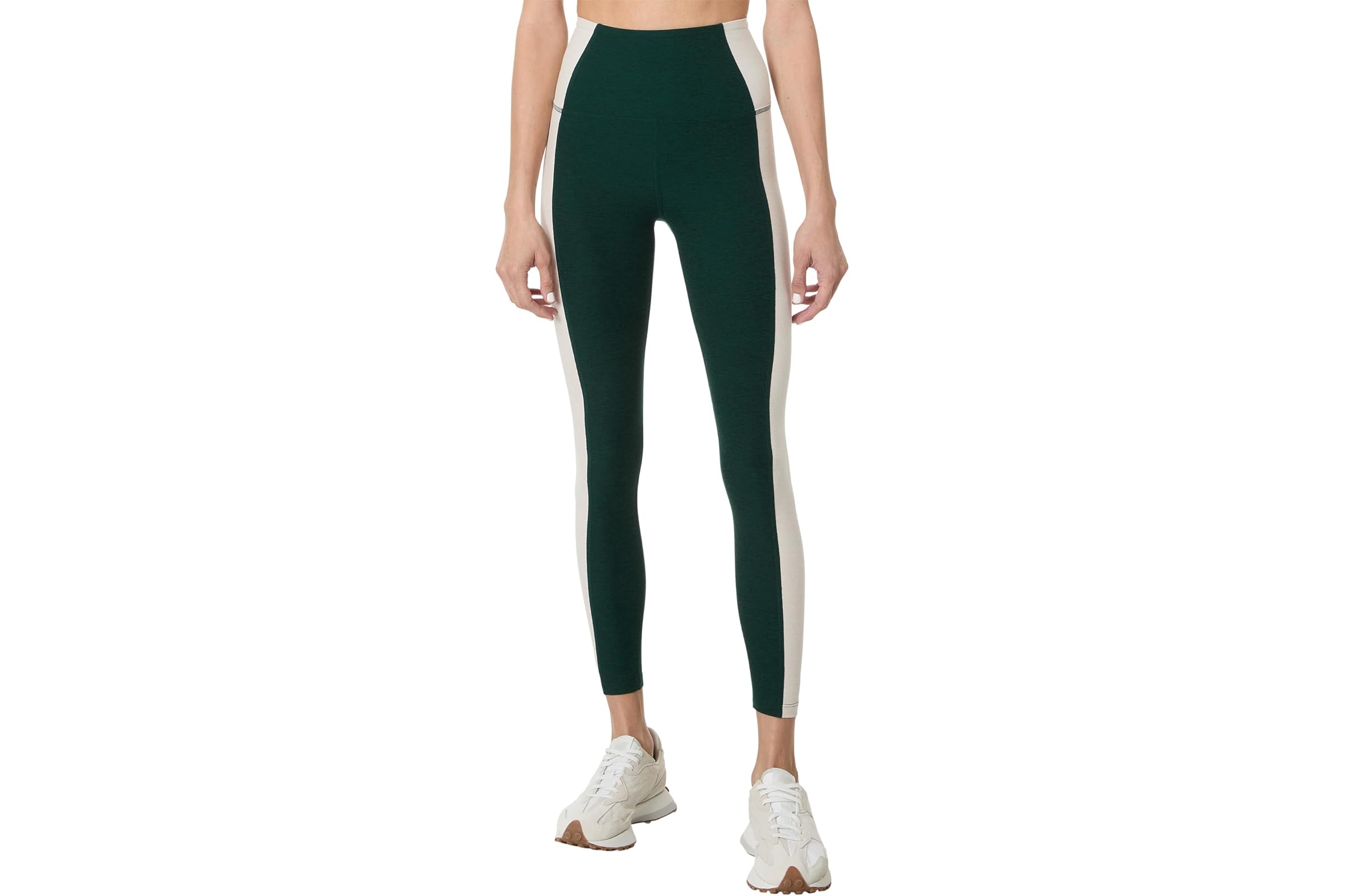 Beyond Yoga Spacedye Vitality Color-Block High Waisted Midi Leggings