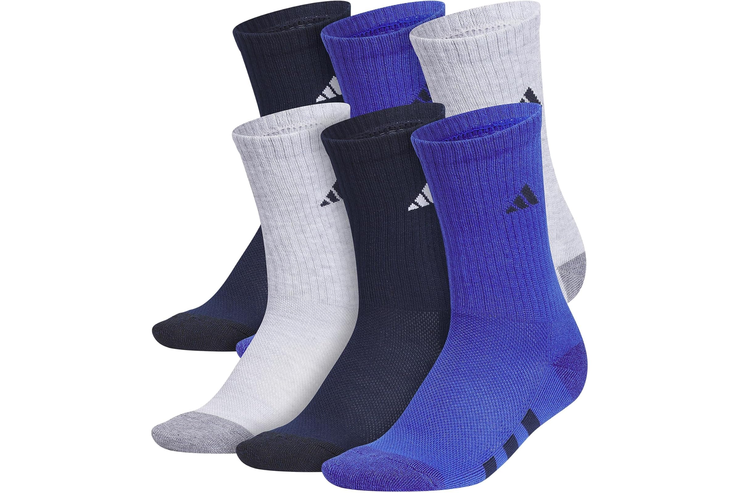 Носки adidas Kids Athletic Cushioned 6-Pack Crew Little KidBig KidAdult 2490₽