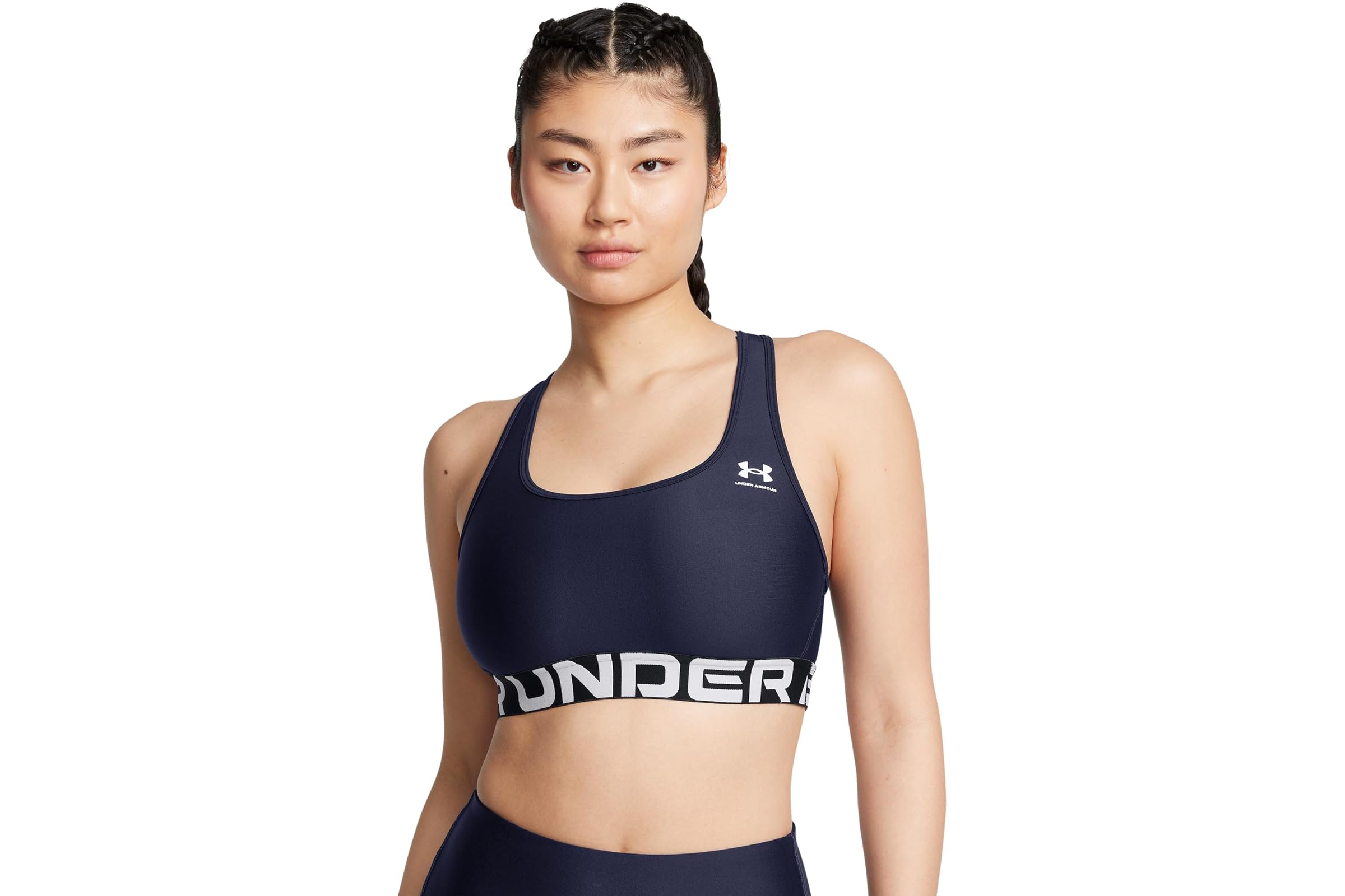 Under Armour HeatGear Authentics Mid Impact Branded Sports Bra 5090₽