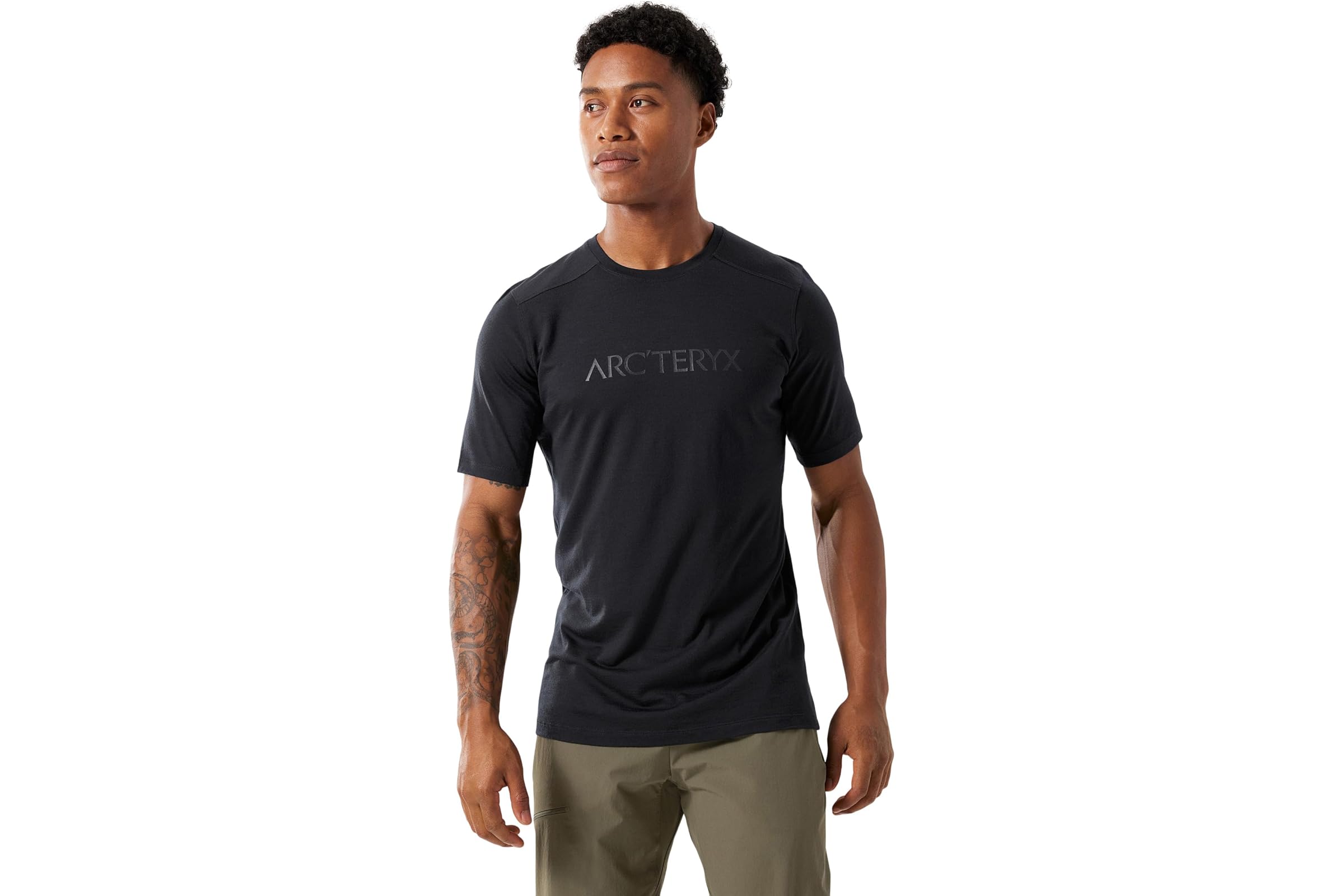 Arcteryx Ionia Merino Wool ArcWord Logo Short Sleeve