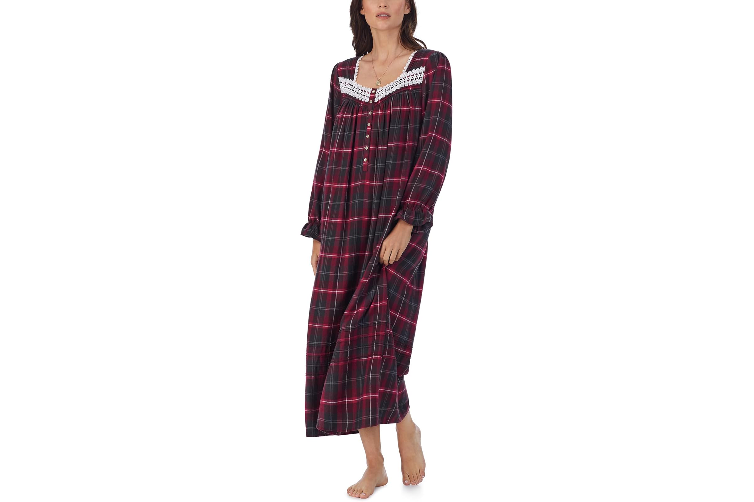 Eileen West Cotton Flannel Long Sleeve Ballet Gown 11190₽