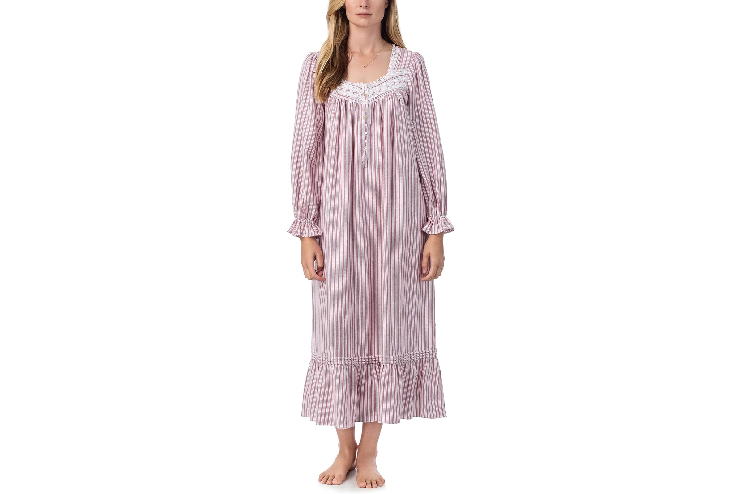 Eileen West Cotton Rayon Flannel Long Sleeve Ballet Gown 10690₽