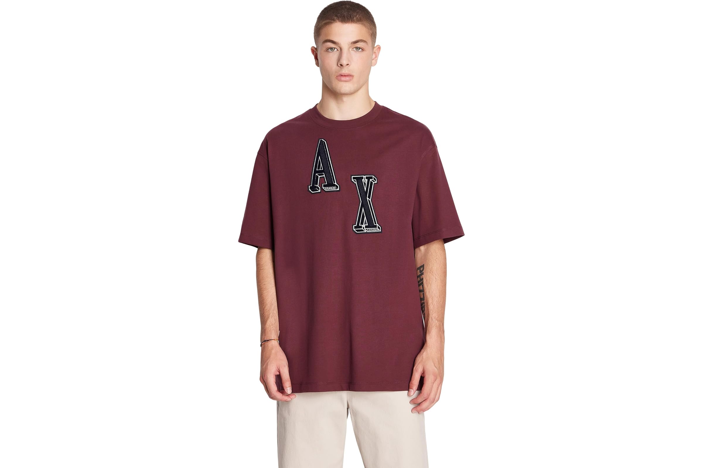Мужская рубашка Armani Exchange Collegiate AX Logo Tee 12590₽