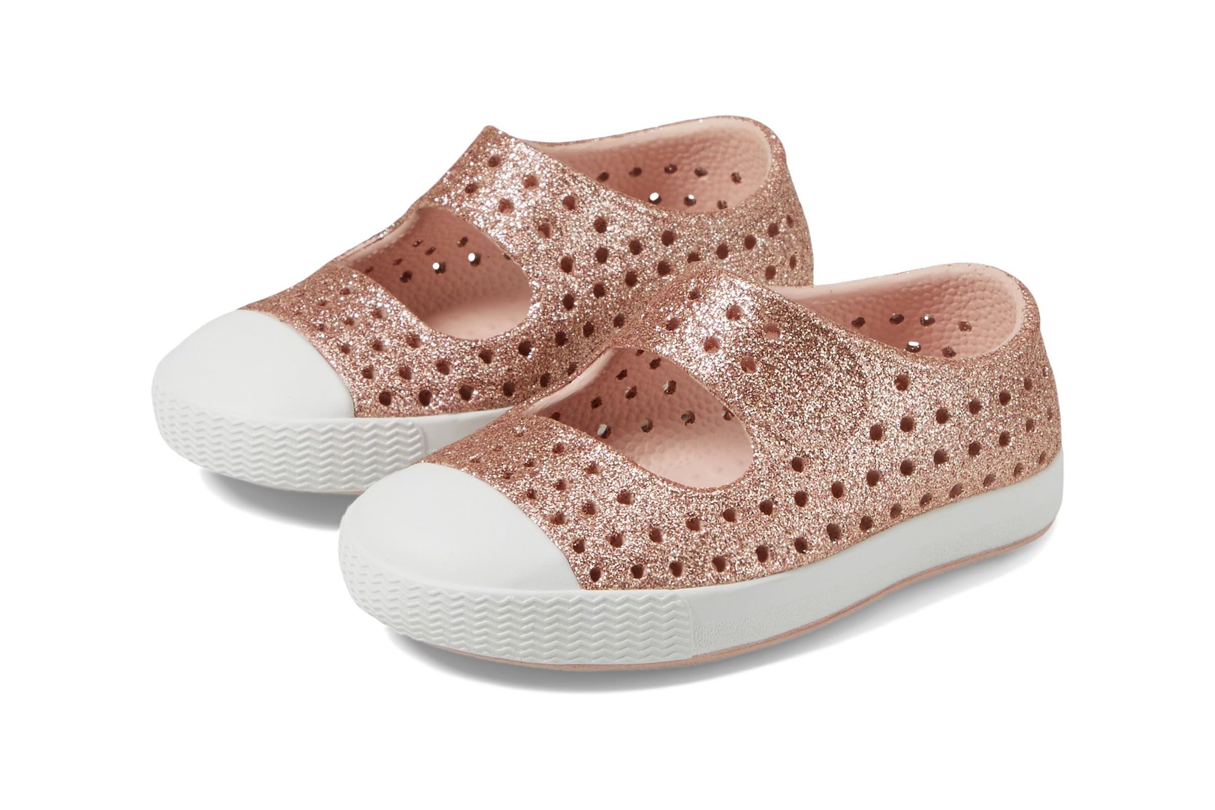 Женские кроссовки Native Shoes Kids Jefferson Juniper Bling (Toddler)