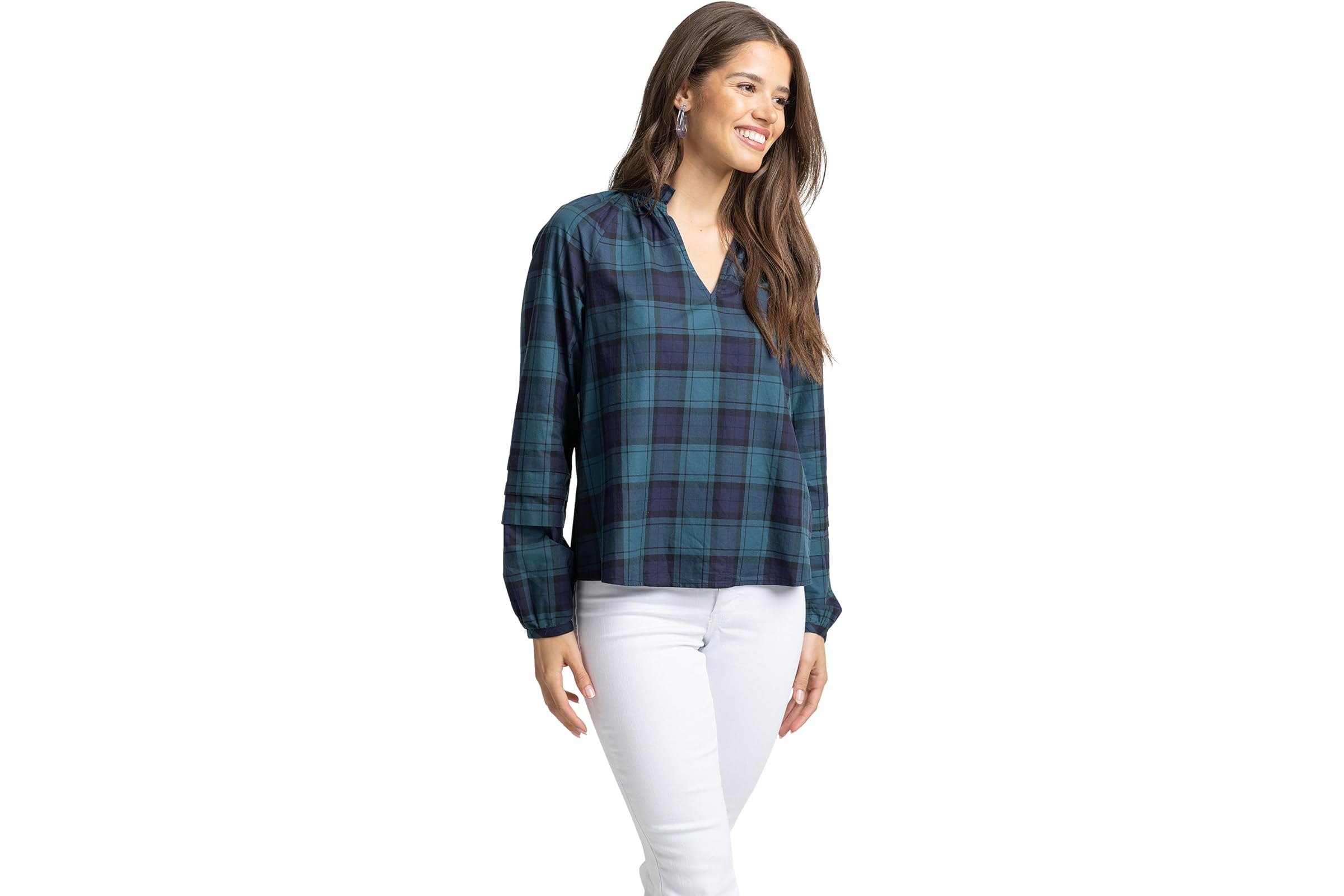 Southern Tide Aubree Plaid Top 21690₽
