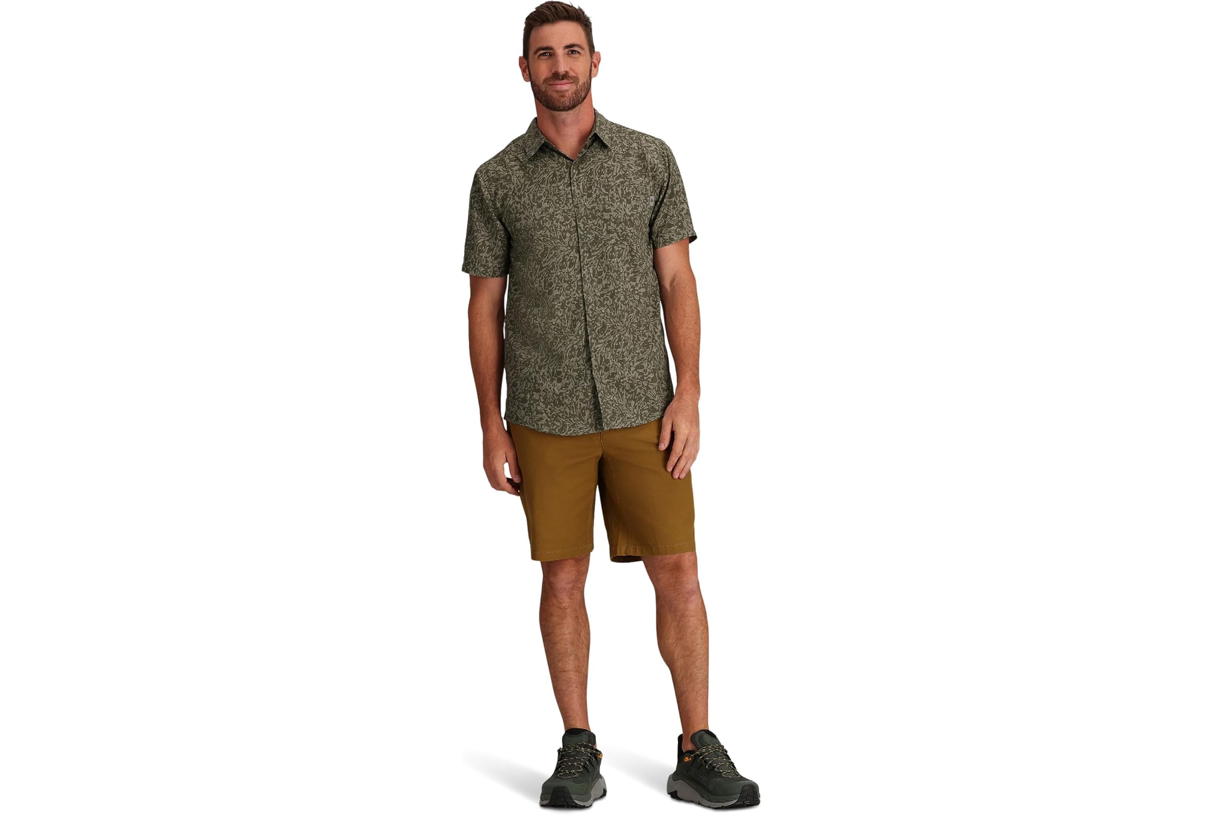 Мужская рубашка Royal Robbins Amp Lite Printed Short Sleeve 10290₽