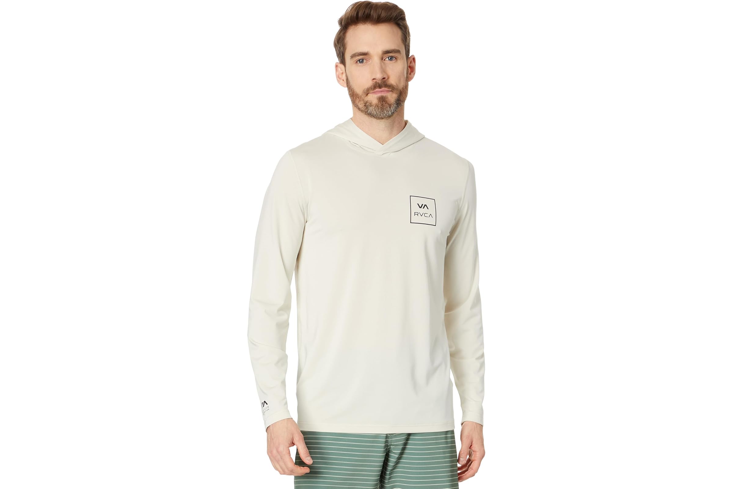 RVCA RVCA Long Sleeve Hooded Surf Tee