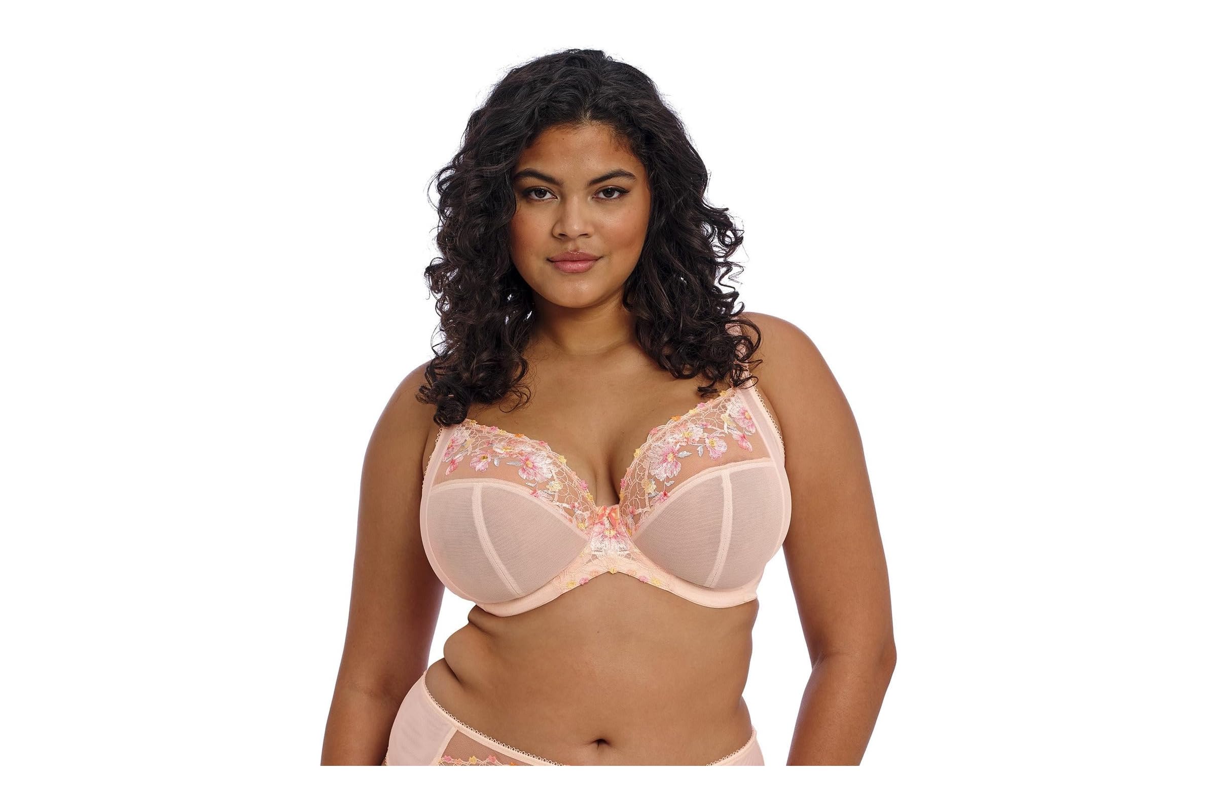 elomi Himari Embroidered Underwire Plunge Bra 9190₽